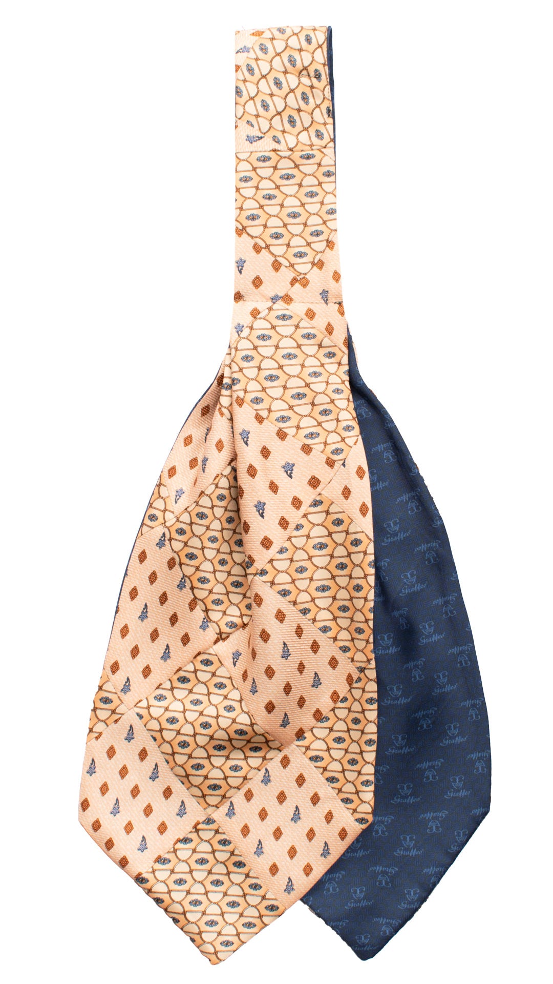 Ascot-Stampa-di-Seta-Rosa-Salmone-Vintage-Patchwork-Fantasia-Multicolor-AP59
Retro