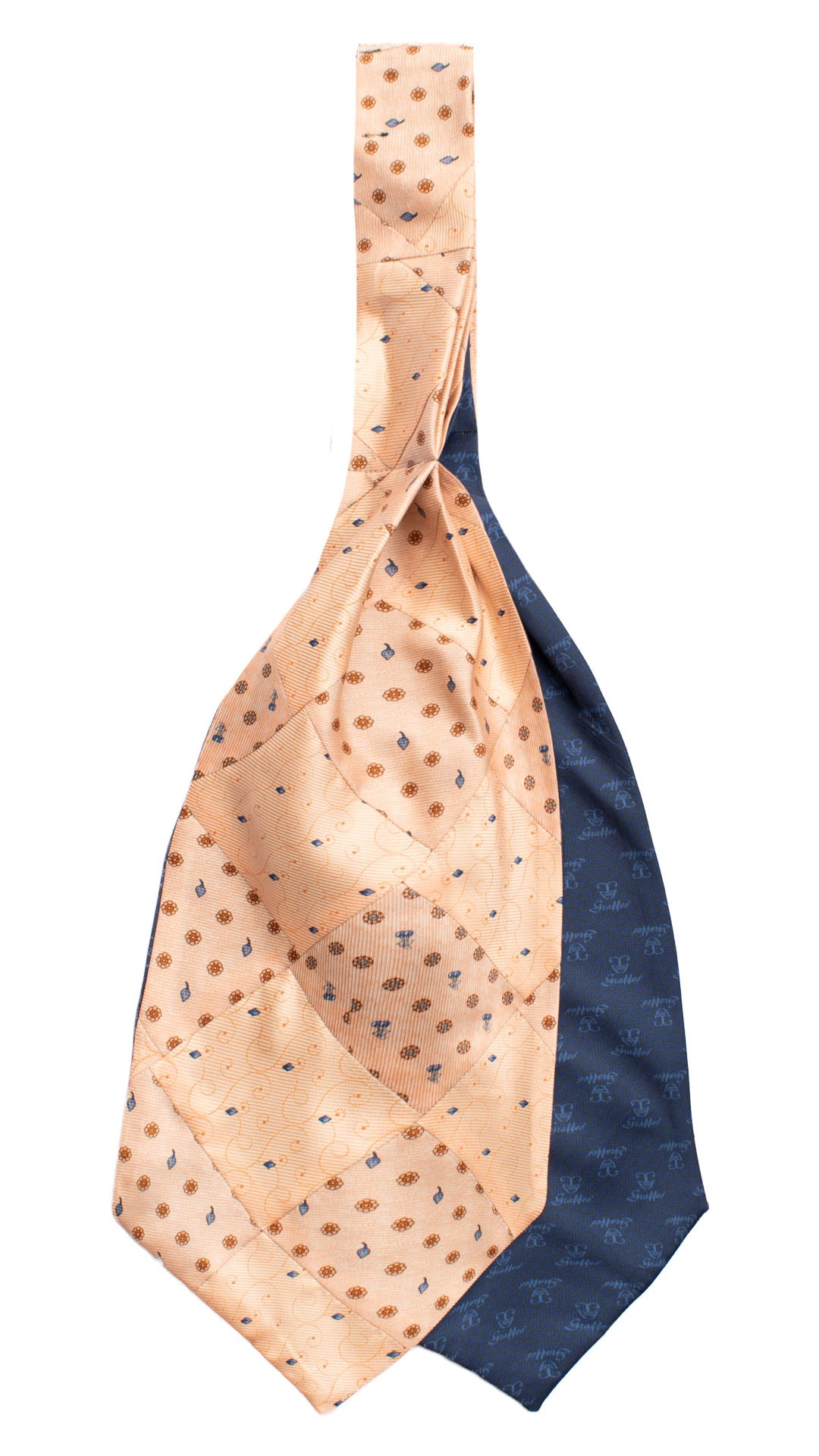 Ascot-Stampa-di-Seta-Rosa-Salmone-Vintage-Patchwork-Fantasia-Multicolor-AP84
Retro