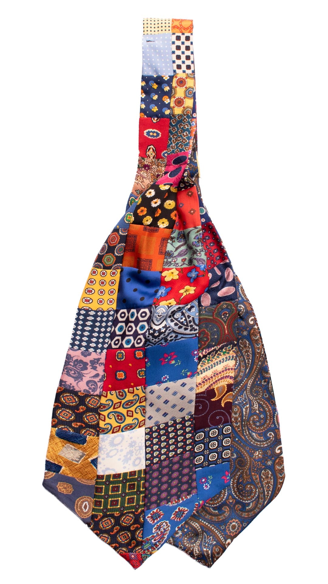 Ascot-Stampa-di-Seta-Vintage-Patchwork-Fantasia-Multicolor-AP102
Retro