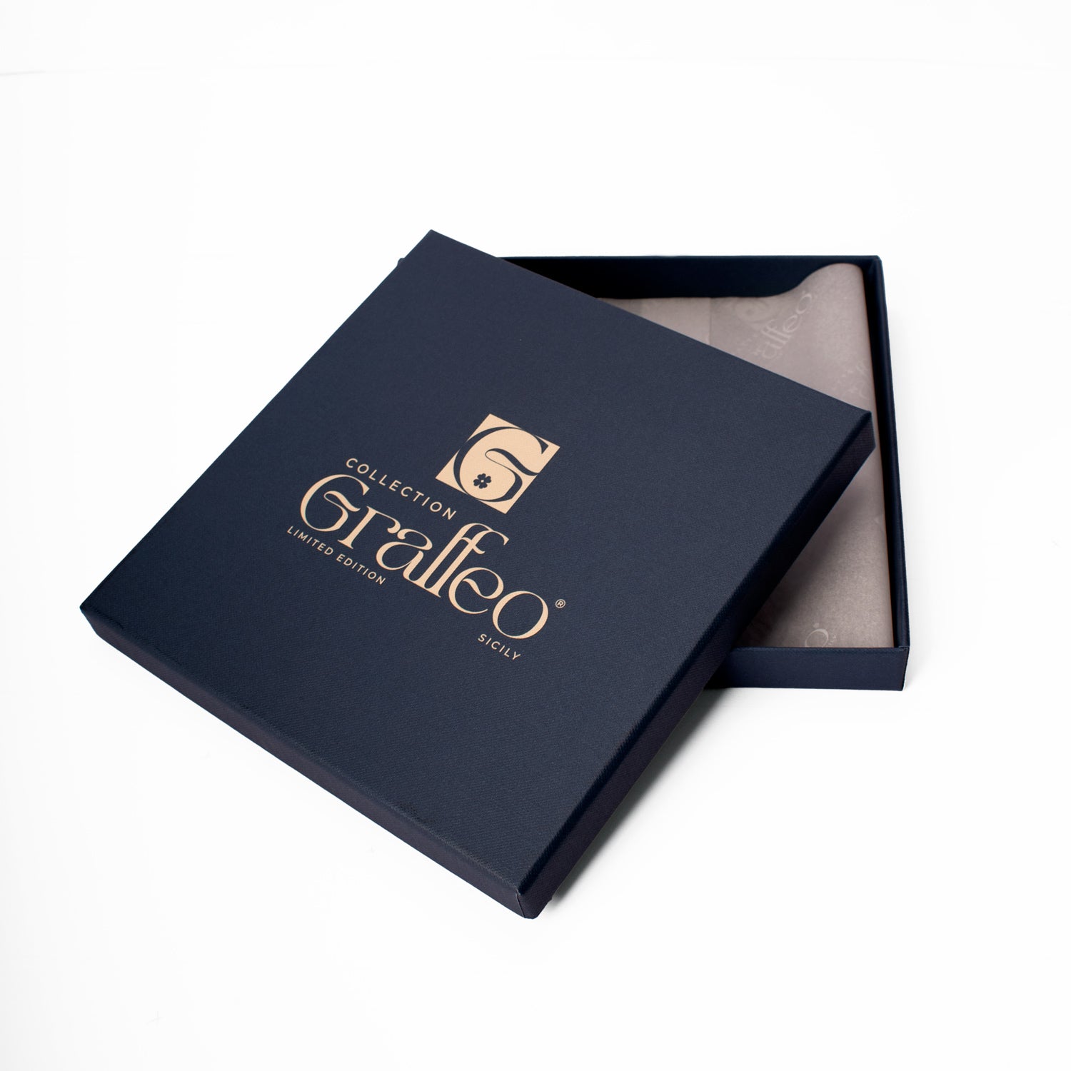 Confezione Regalo Pochette Packaging Graffeo Cravatte Scatola