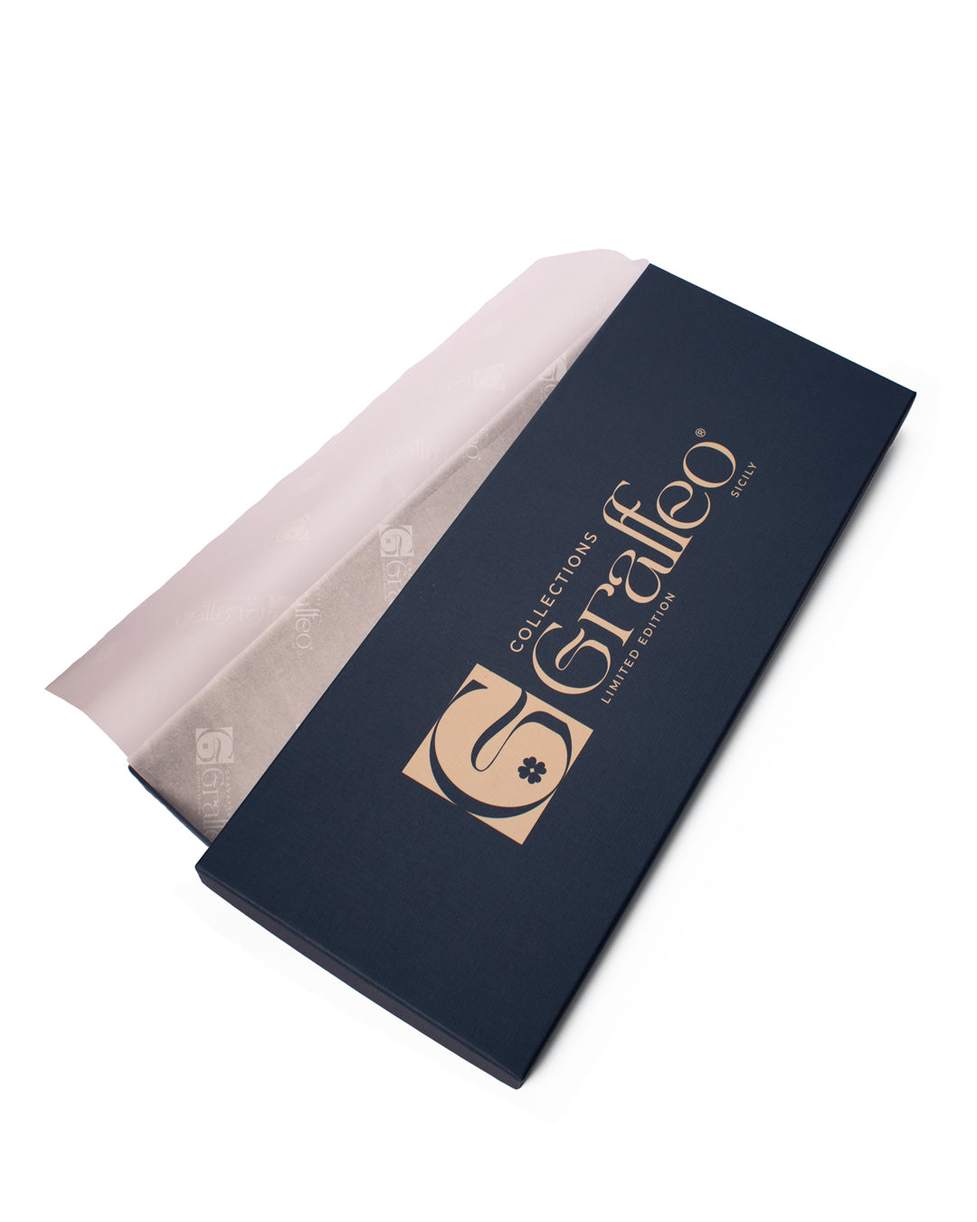 Confezione Regalo Sciarpa a una Foglia Pashmina Ascot Packaging Graffeo Cravatte Scatola