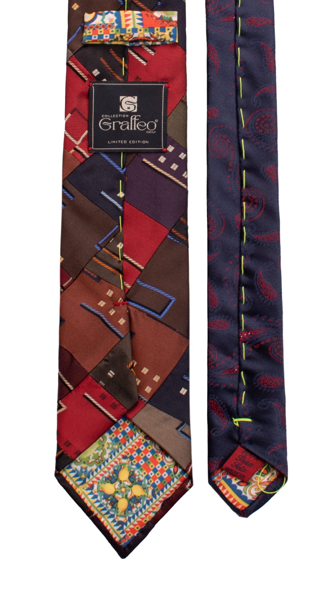 Cravatta-Mosaico-Patchwork-di-Seta-Fantasia-Multicolor- PM1060
Pala