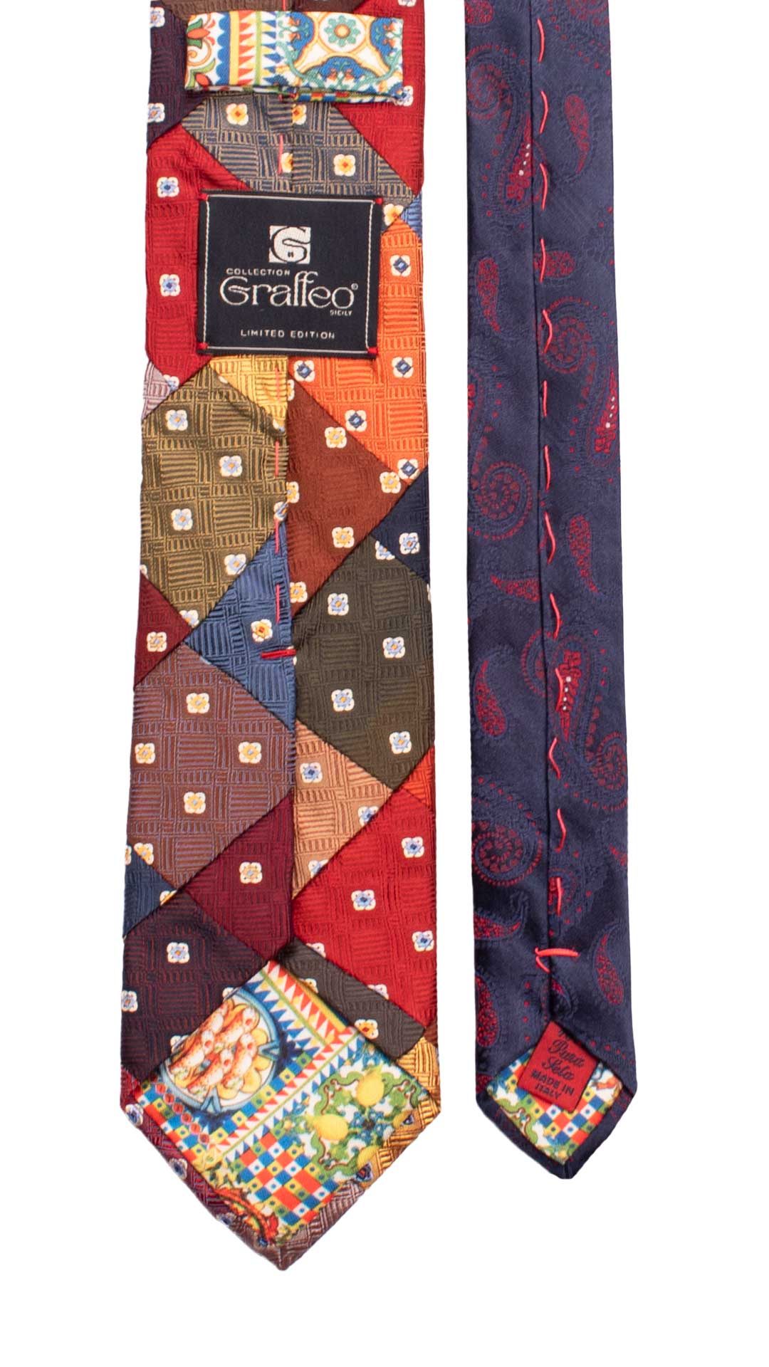 Cravatta-Mosaico-Patchwork-di-Seta-Fantasia-Multicolor- PM948
Pala