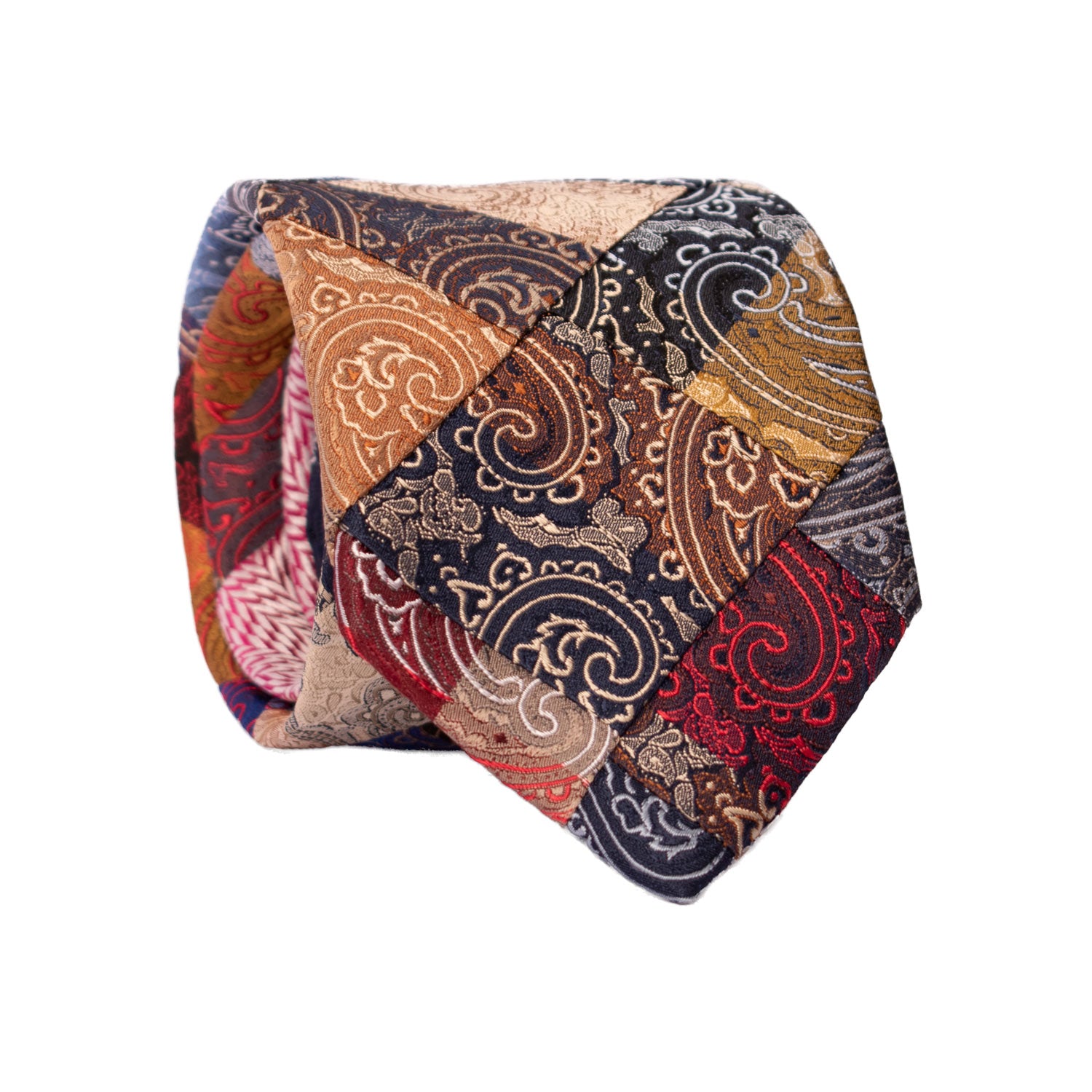 Cravatta-Mosaico-Patchwork-di-Seta-Paisley-Multicolor- PM892
Rotolo