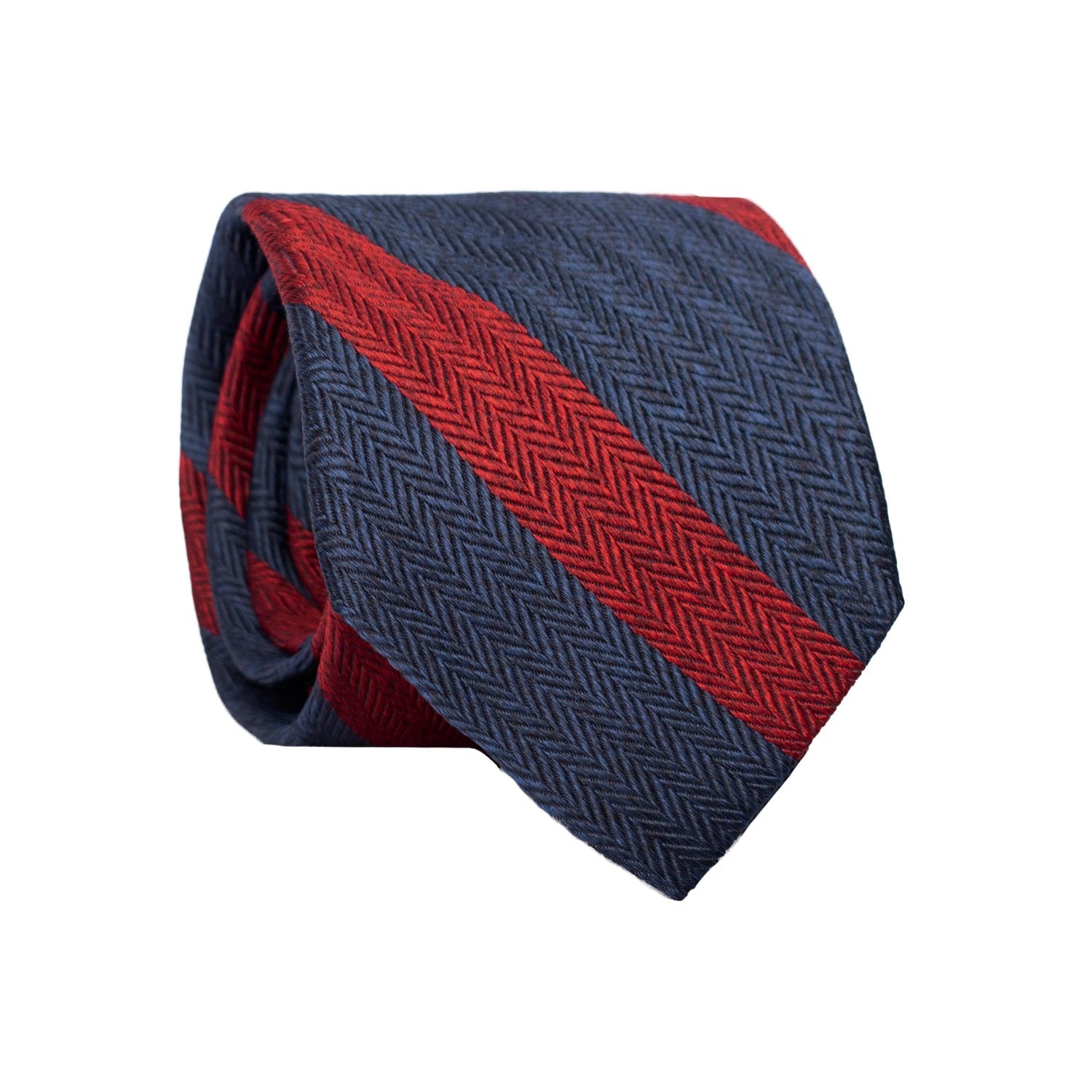 Cravatta-Regimental-di-Seta-Fantasia-Lisca-di-Pesce-Blu-Rosso-7119
Rotolo