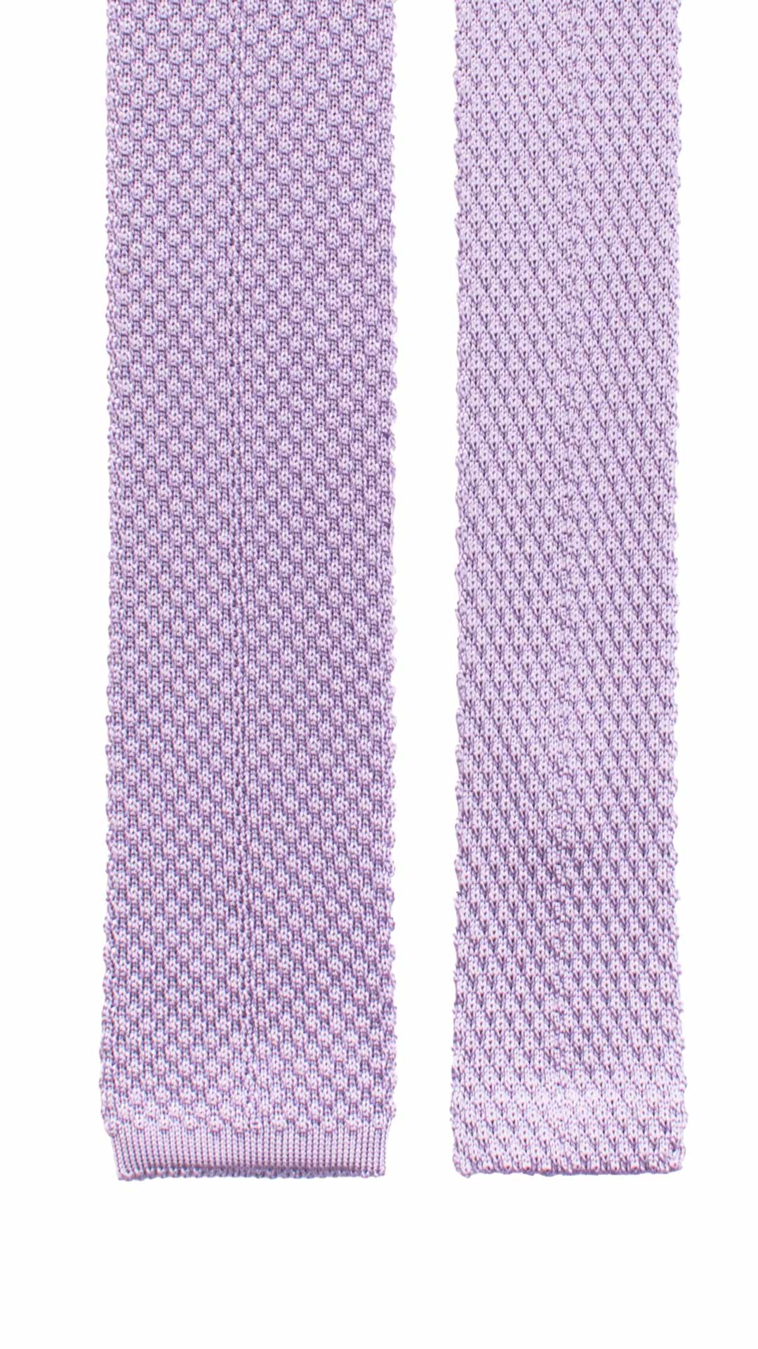 Man Wisteria Knitted Silk Tie Solid Color TRI834