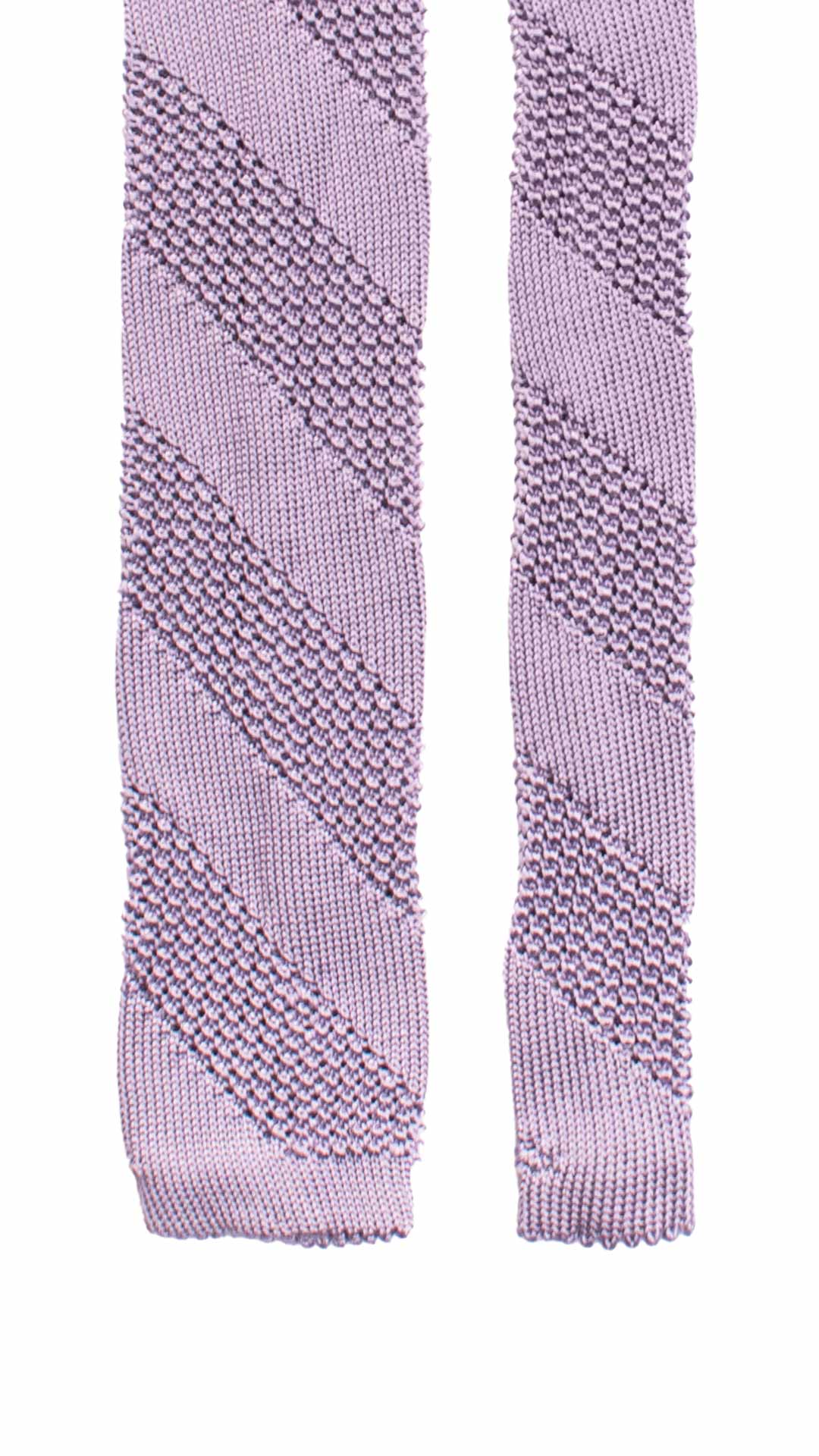 Cravatta Tricot in Maglia di Seta Regimental Glicine TRI819 Graffeo Cravatte Made in Italy
Pala