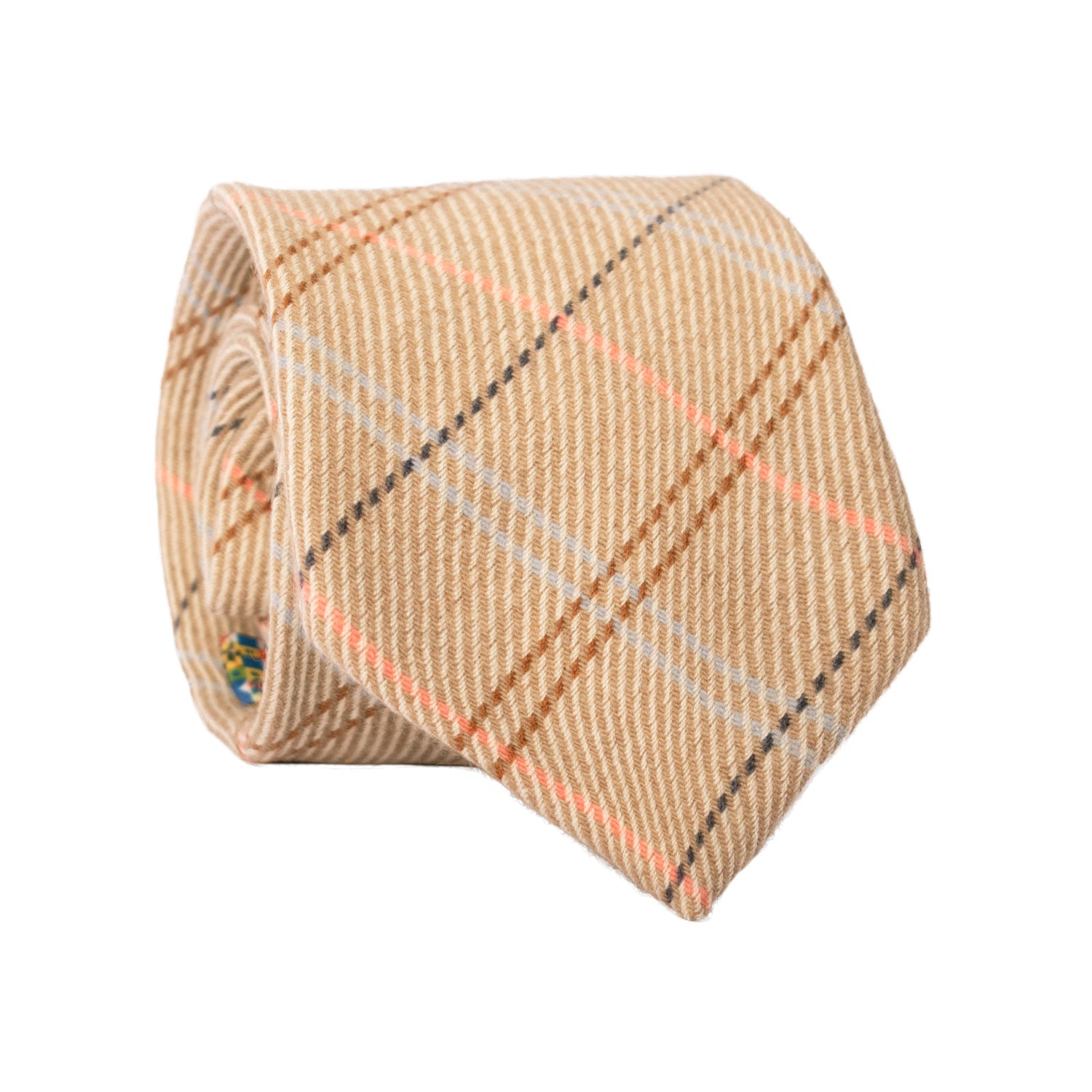 Cravatta-a-Quadri-di-Cashmere-Beige-con-Righe-Multicolor-L1053
Rotolo