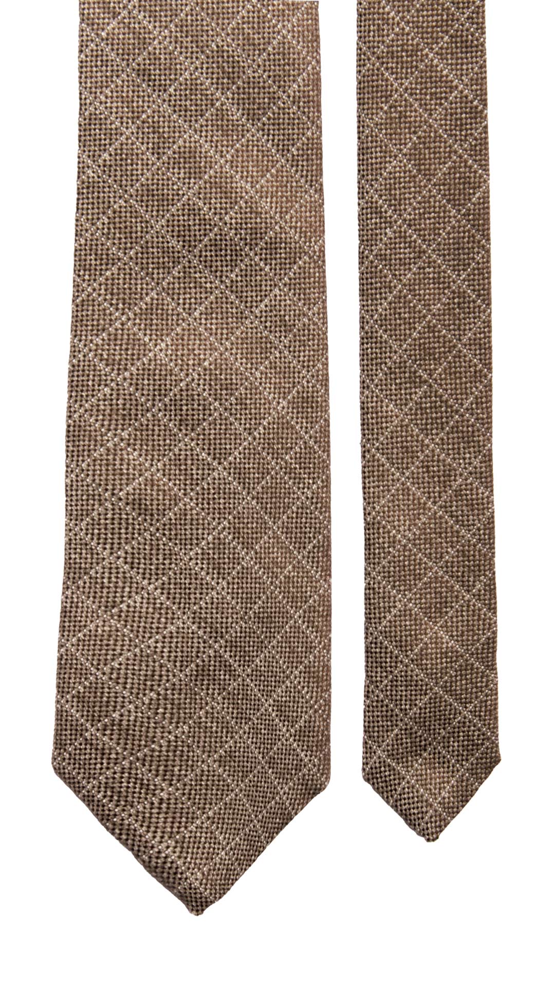 Cravatta-a-Quadri-di-Lana-Color-Tortora-Beige- L1044
Pala