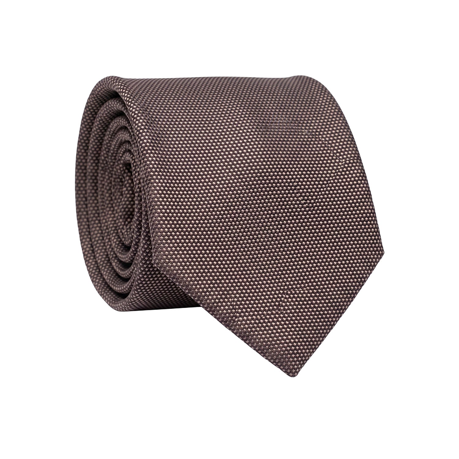 Cravatta da Cerimonia di Seta Nera Punto a Spillo Grigio CY1567 Graffeo Cravatte Made in Italy Rotolo