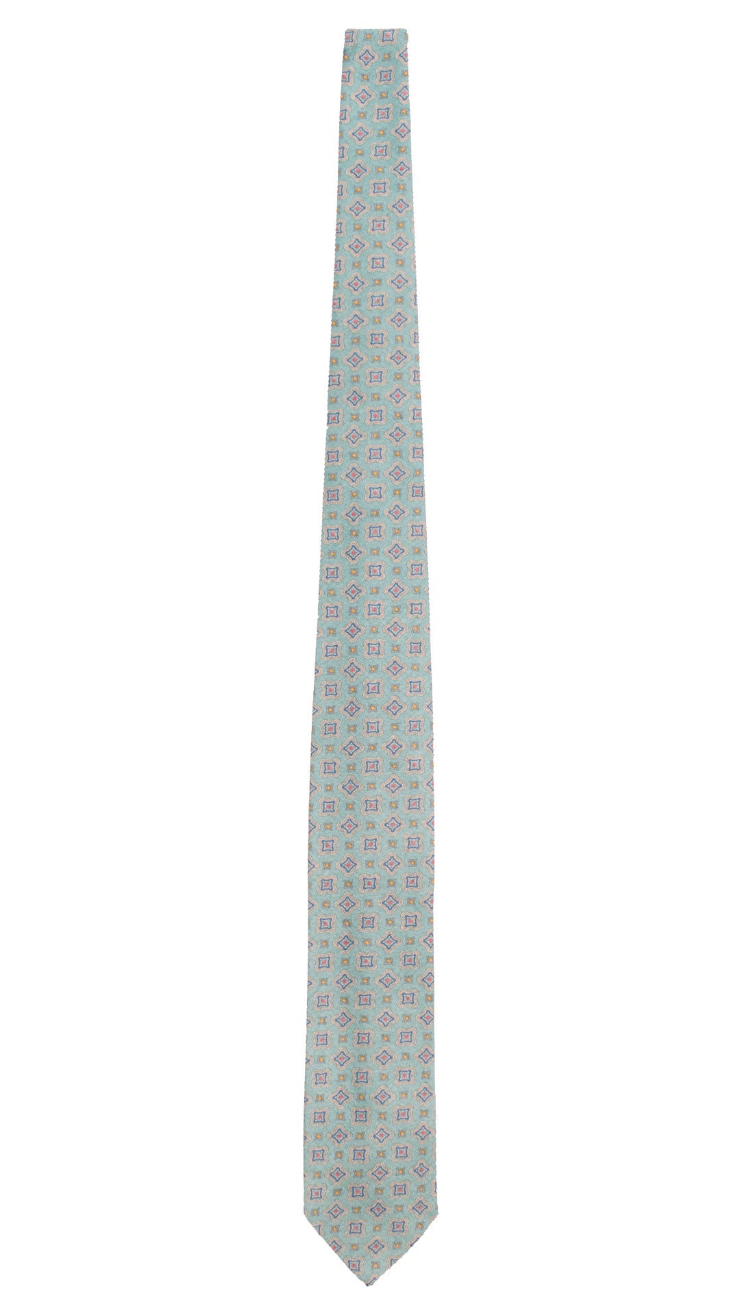 Cravatta di Lana Ottanio Fantasia Multicolor L1332 Made in Italy Graffeo Cravatte Intera