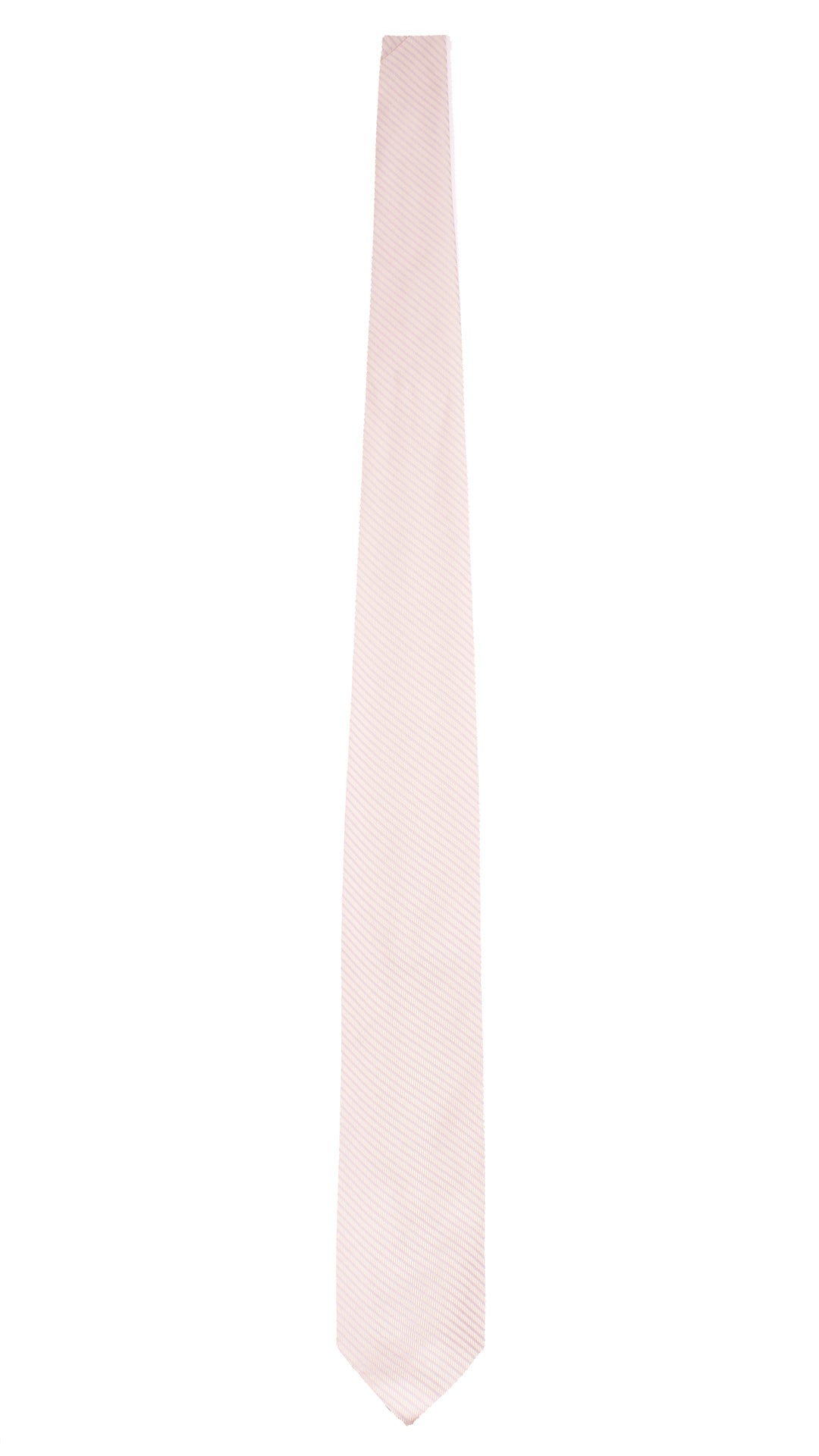 Cravatta di Seta Bianco Perla con Righe Lilla 7706 Made in Italy Graffeo Cravatte Intera