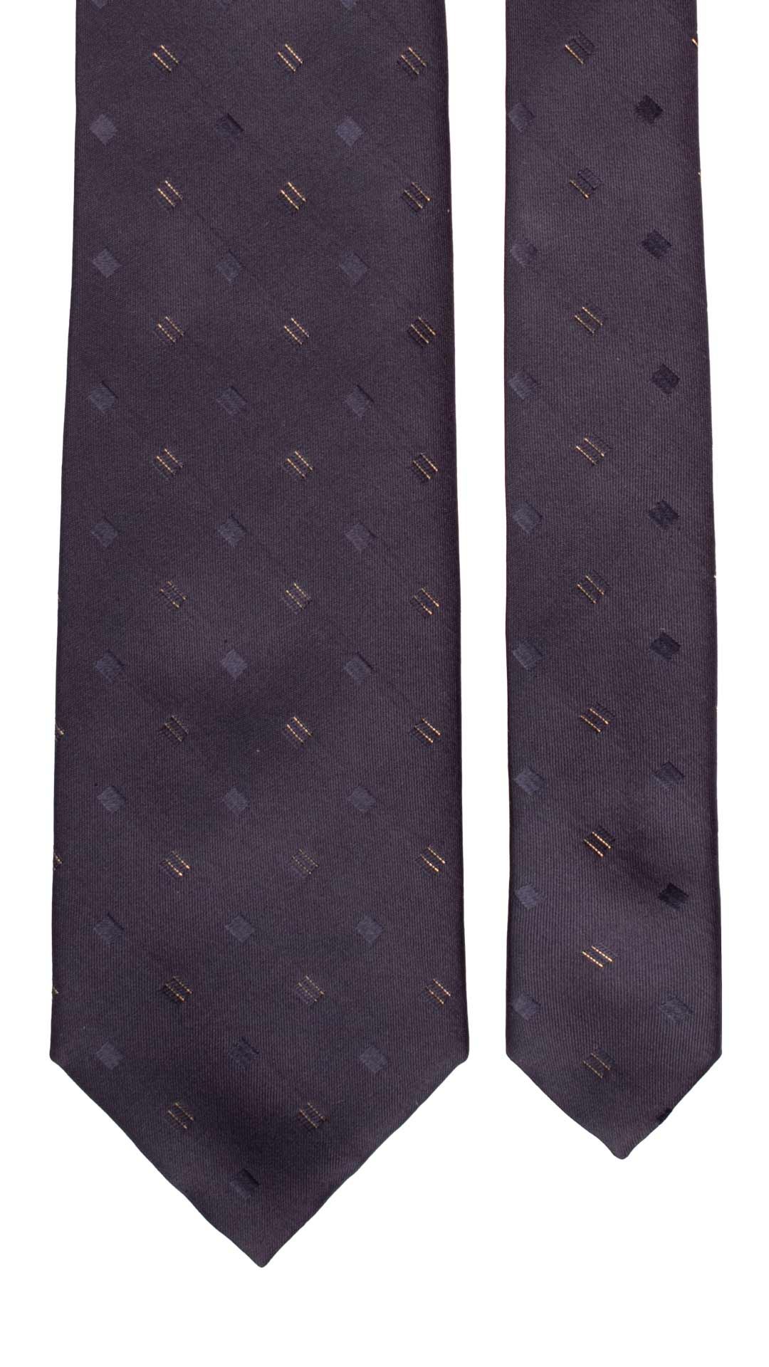 Cravatta-di-Seta-Blu-Fantasia-Lurex-Giallo-Oro-7068
Pala