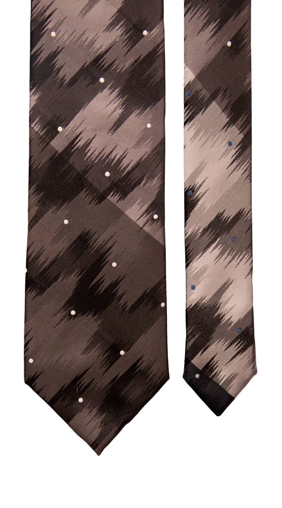 Cravatta di Seta Fantasia a Pois Multicolor Made in italy Graffeo Cravatte Pala