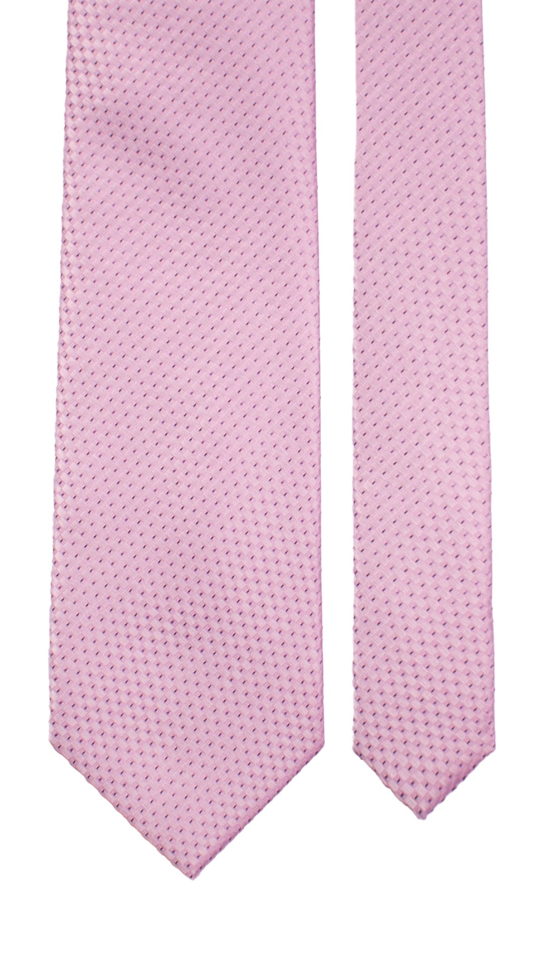 Cravatta di Seta Rosa Fantasia Blu Made in Italy Graffeo Cravatte Pala