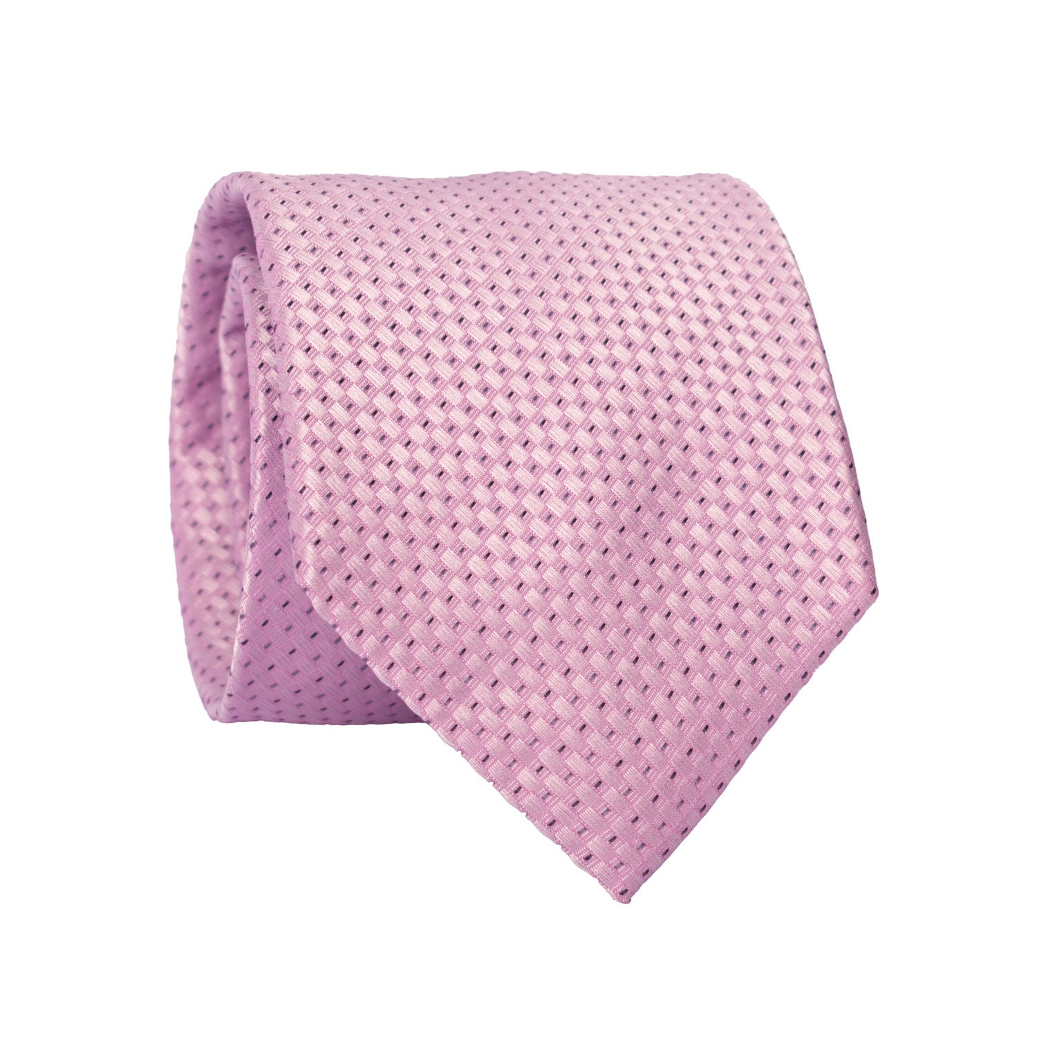 Cravatta di Seta Rosa Fantasia Blu Made in Italy Graffeo Cravatte Rotolo