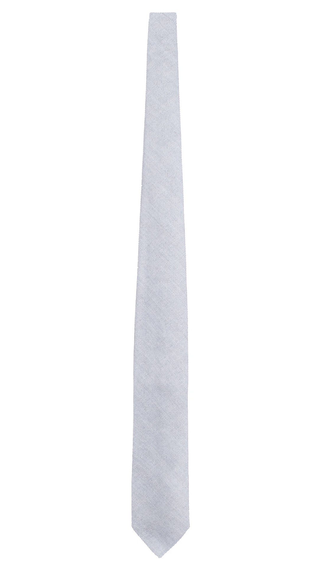 Cravatta in Lana Cashmere Celeste Tinta Unita L1259 Made in Italy Graffeo Cravatte Intera
