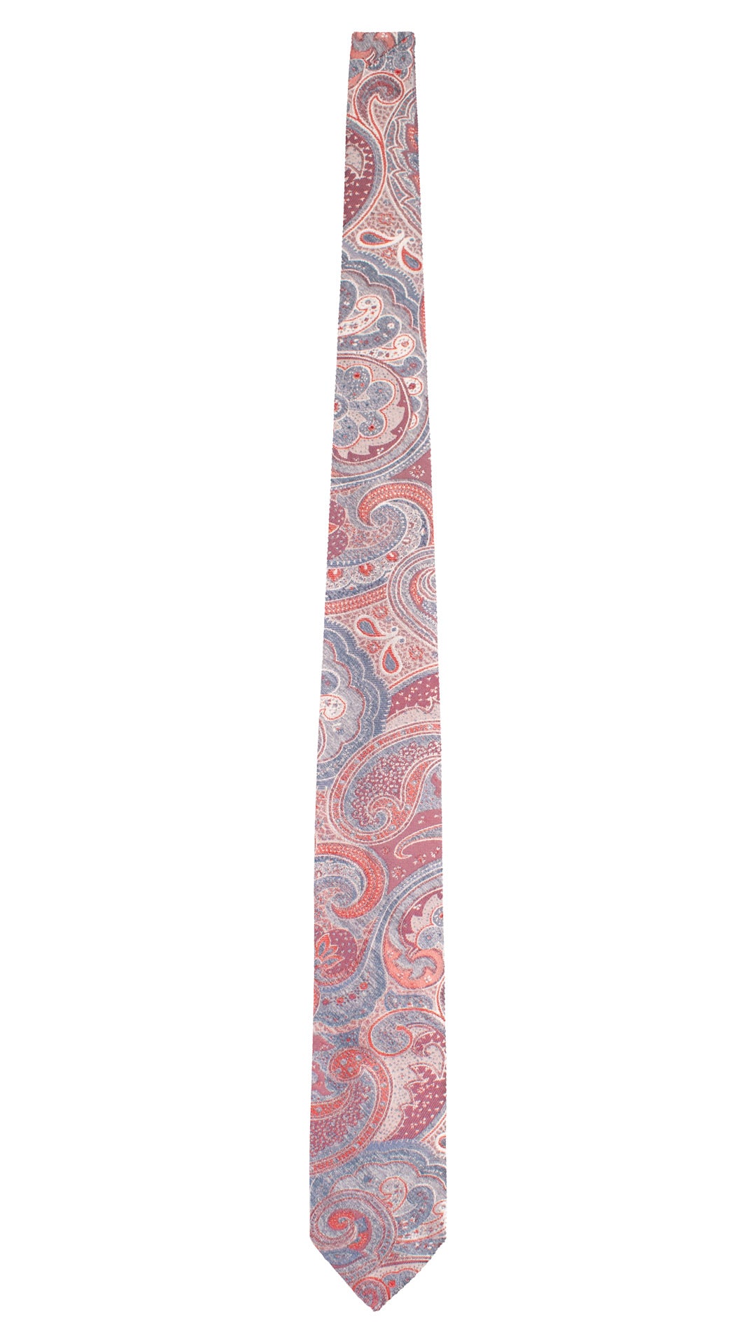 Cravatta in Seta Lino Paisley Multicolor 7539 Made in Italy Graffeo Cravatte Intera