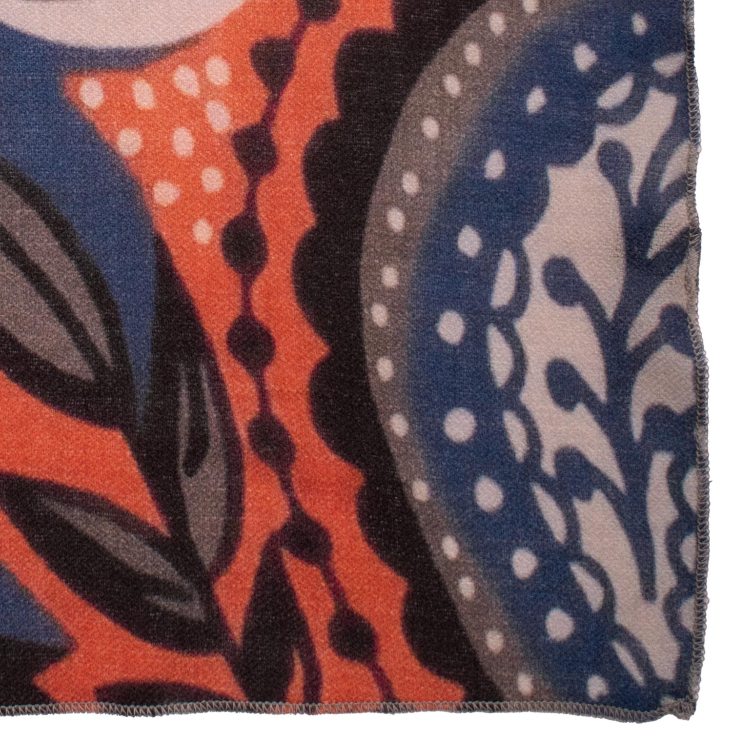 Fazzoletto da Taschino Vintage di Cashmere Fantasia Multicolor POCV137 Made in Italy Graffeo Cravatte Dettaglio