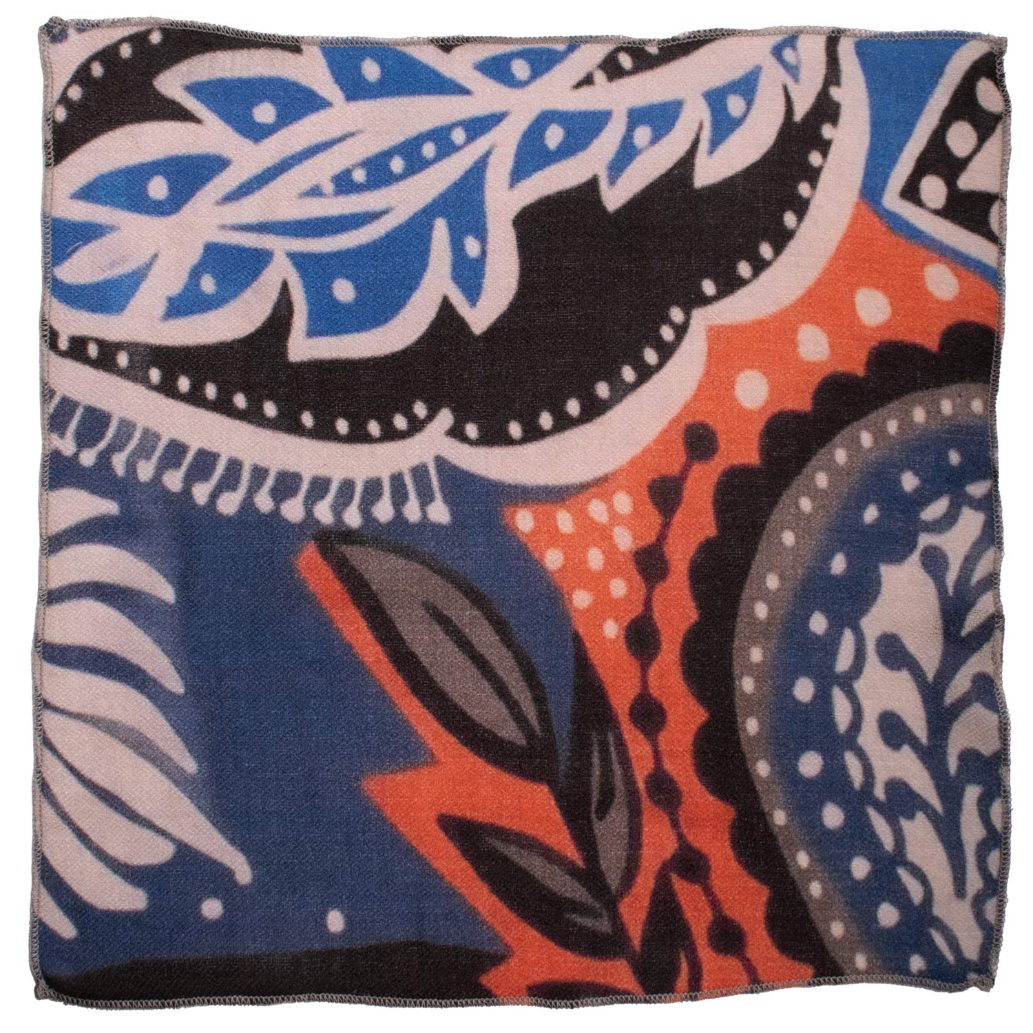 Fazzoletto da Taschino Vintage di Cashmere Fantasia Multicolor POCV137 Made in Italy Graffeo Cravatte