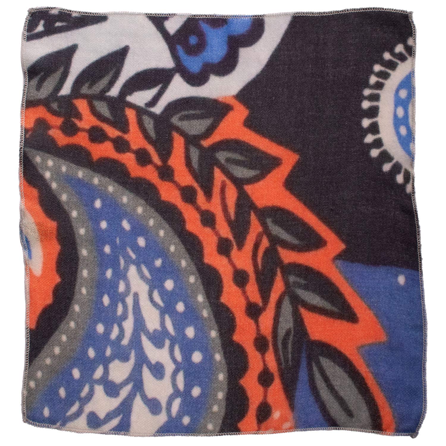 Fazzoletto da Taschino Vintage di Cashmere Fantasia Multicolor POCV141 Made in Italy Graffeo Cravatte