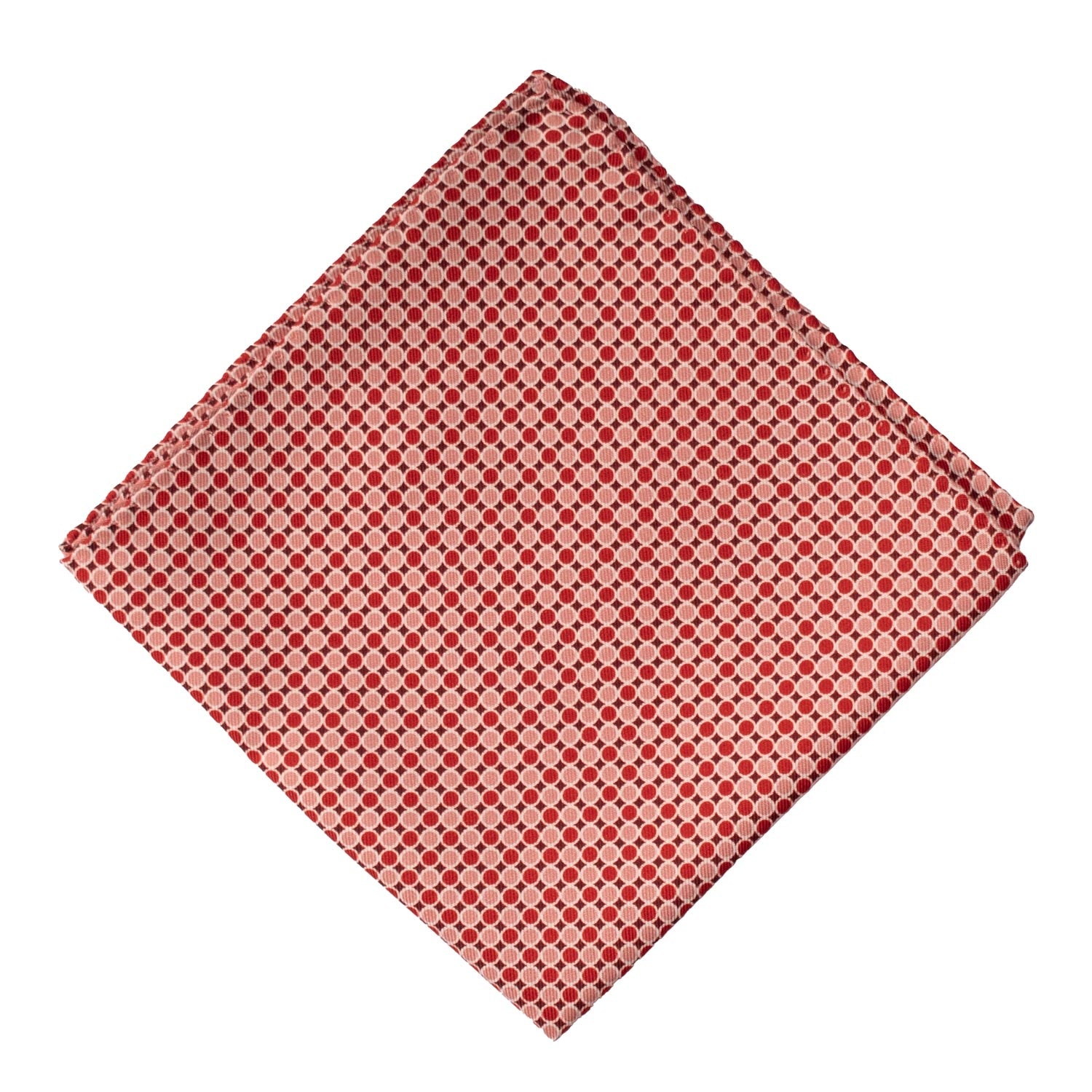 Fazzoletto da Taschino Vintage di Seta Fantasia Multicolor POCV704 Piegata