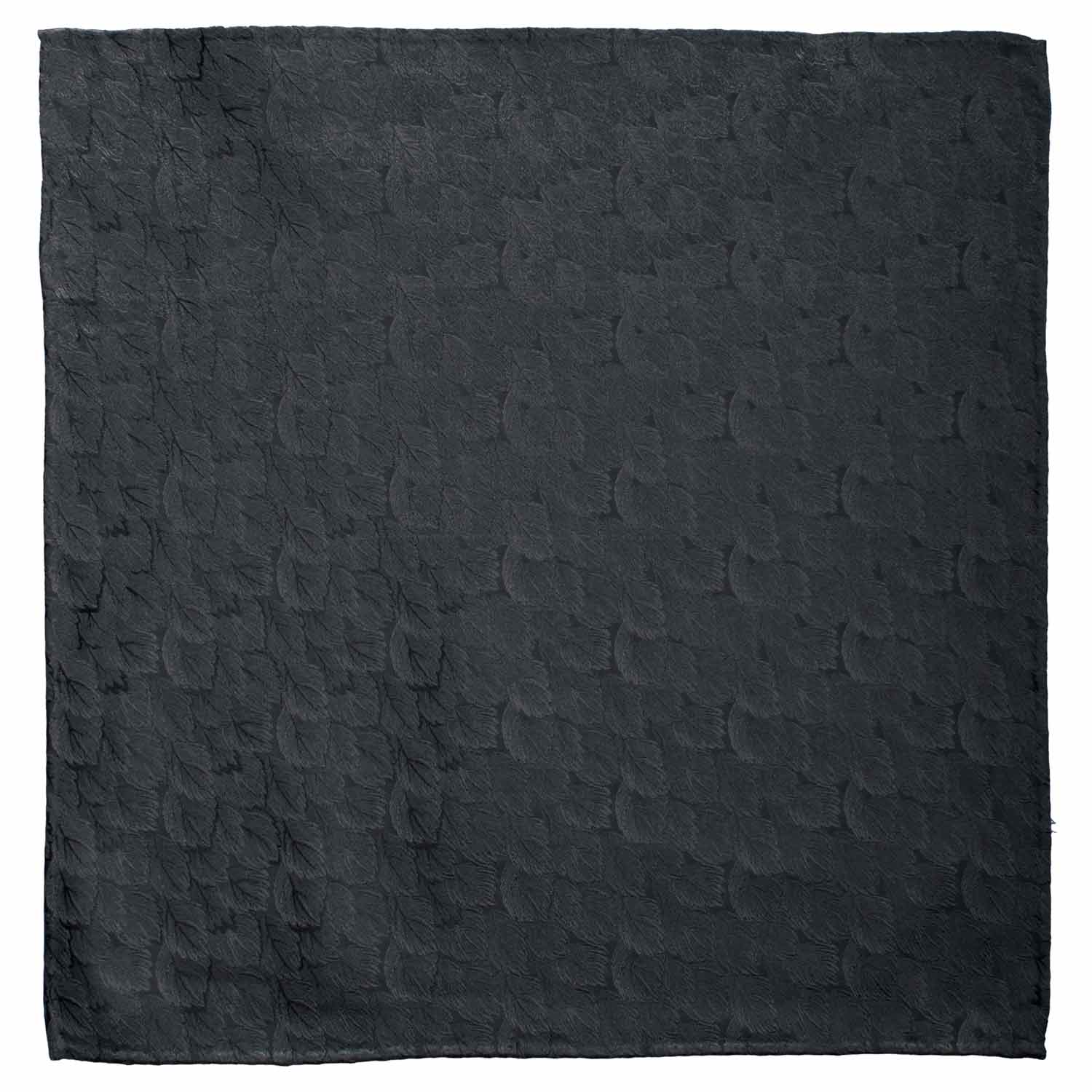 Fazzoletto da Taschino Vintage di Seta Grigio Fantasia Tono su Tono Cangiante POCV885 Graffeo Cravatte Made in Italy