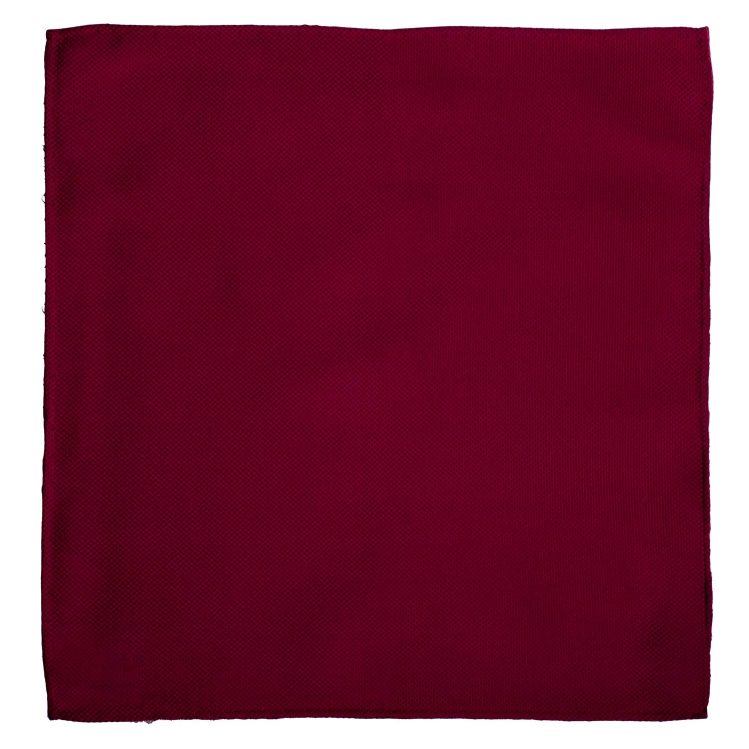 Fazzoletto da Taschino Vintage di Seta Magenta Fantasia Tono su Tono POCV987 Graffeo Cravatte Made in Italy