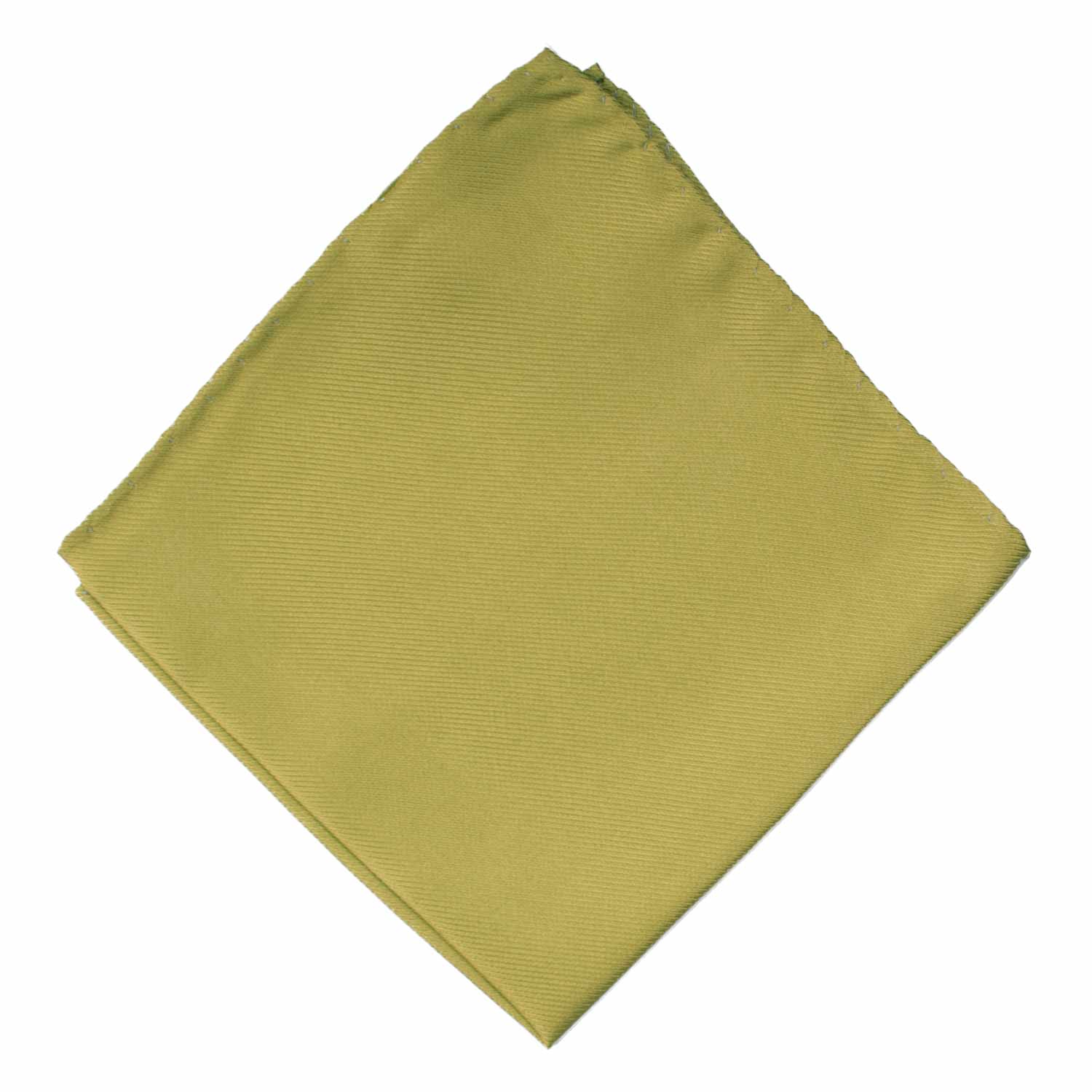 Fazzoletto da Taschino Vintage di Seta Verde Mela Tinta Unita POCV870 Made in Italy Graffeo Cravatte Rombo