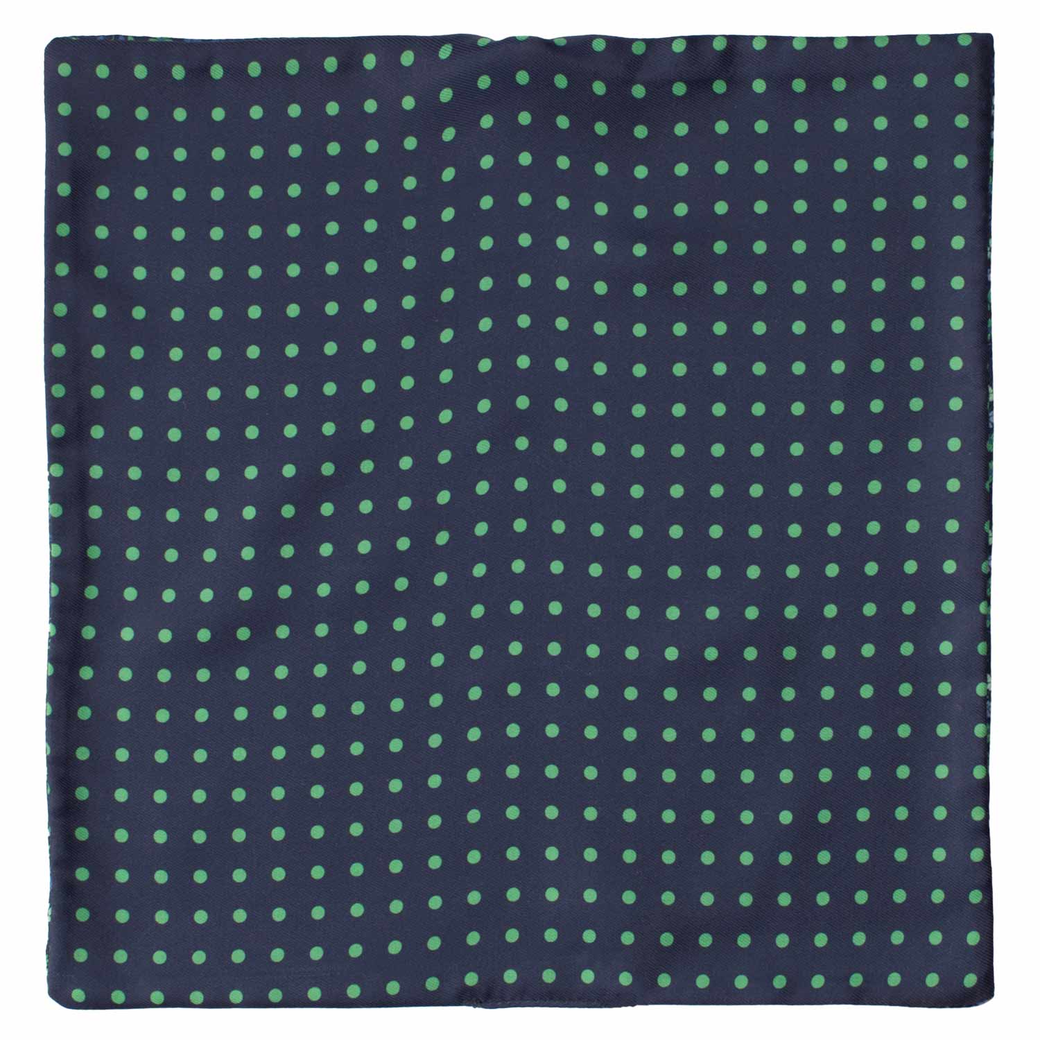 Fazzoletto da Taschino di Seta Double-Face Blu Fantasia Multicolor POC656 Graffeo Cravatte Made in Italy Intera