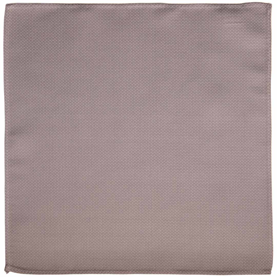 Fazzoletto da Taschino di Seta Fantasia Grigia Argento Grigio Scuro Made in Italy Graffeo Cravatte