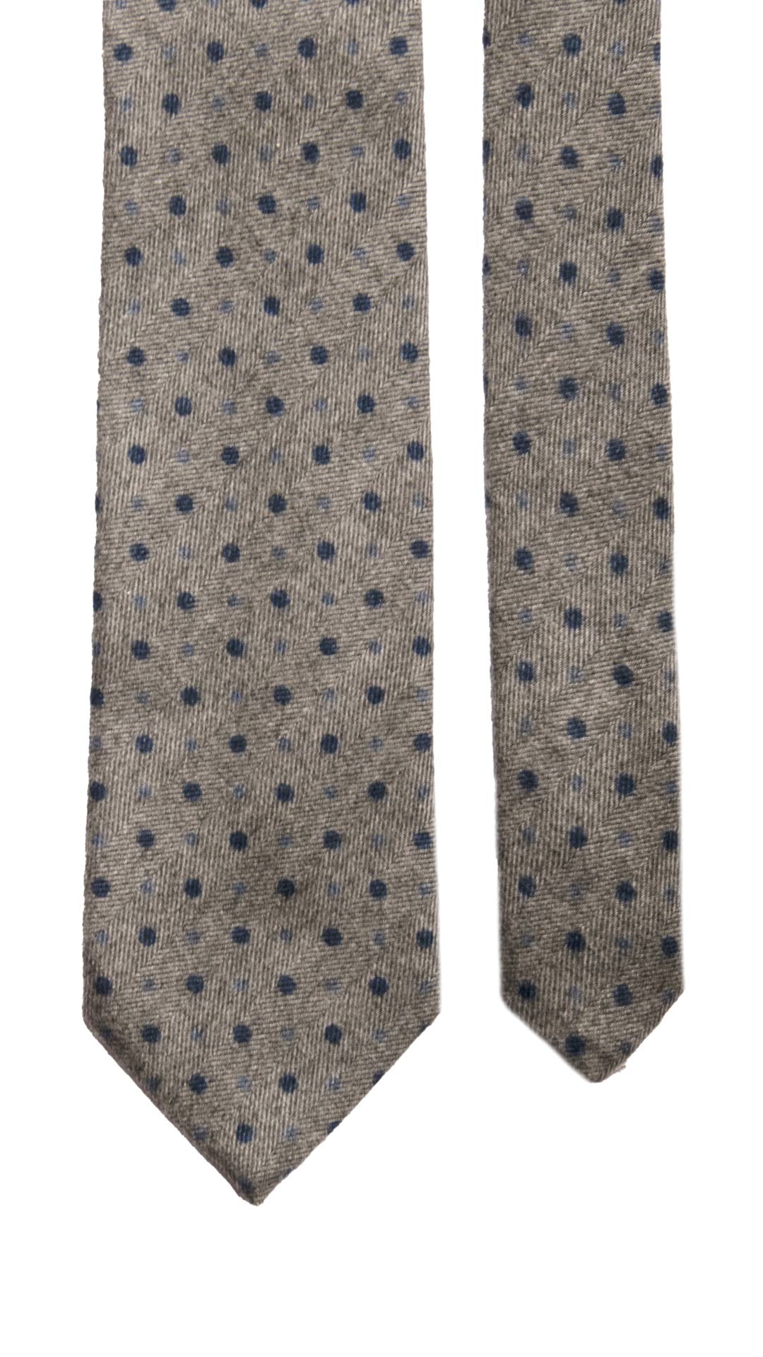 Cravatta-di-Cashmere-Grigia-a-Pois-Blu-Avio- L1029
Pala
