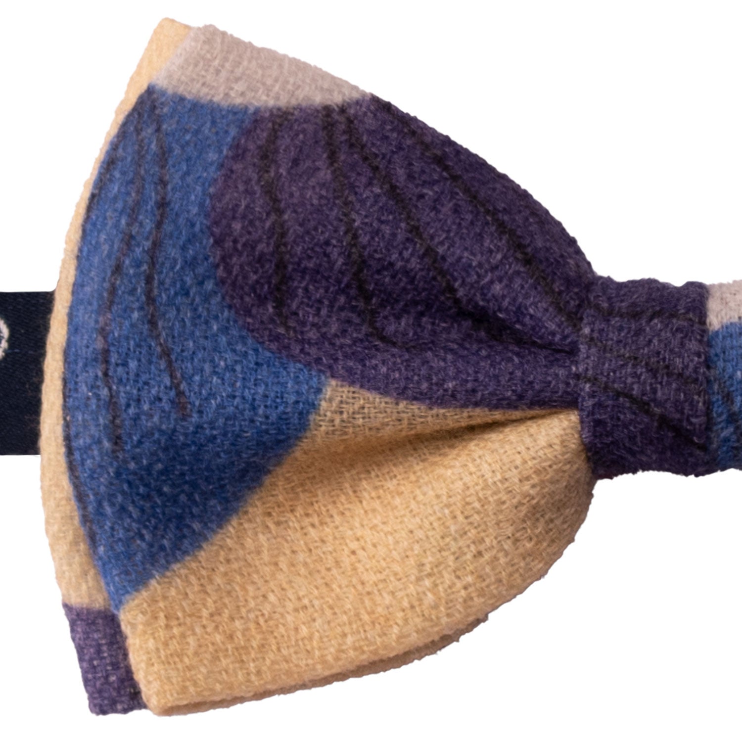 Papillon-Annodato-Vintage-di-Cashmere-Fantasia-Color-Corda-Viola-Bluette-PAP1225
Dettaglio