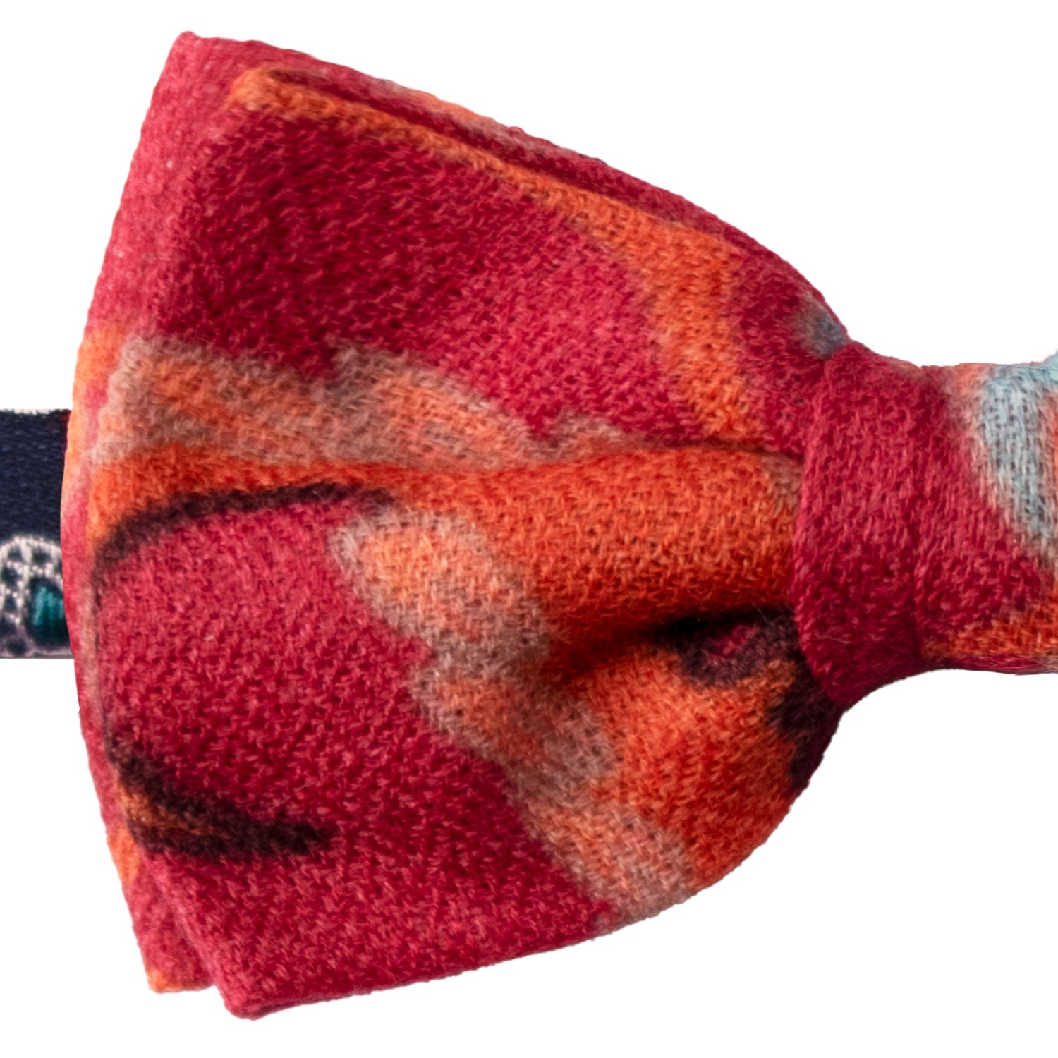 Papillon-Annodato-Vintage-di-Cashmere-Fucsia-Fantasia-Arancione-Tiffany-PAP1257
Dettaglio