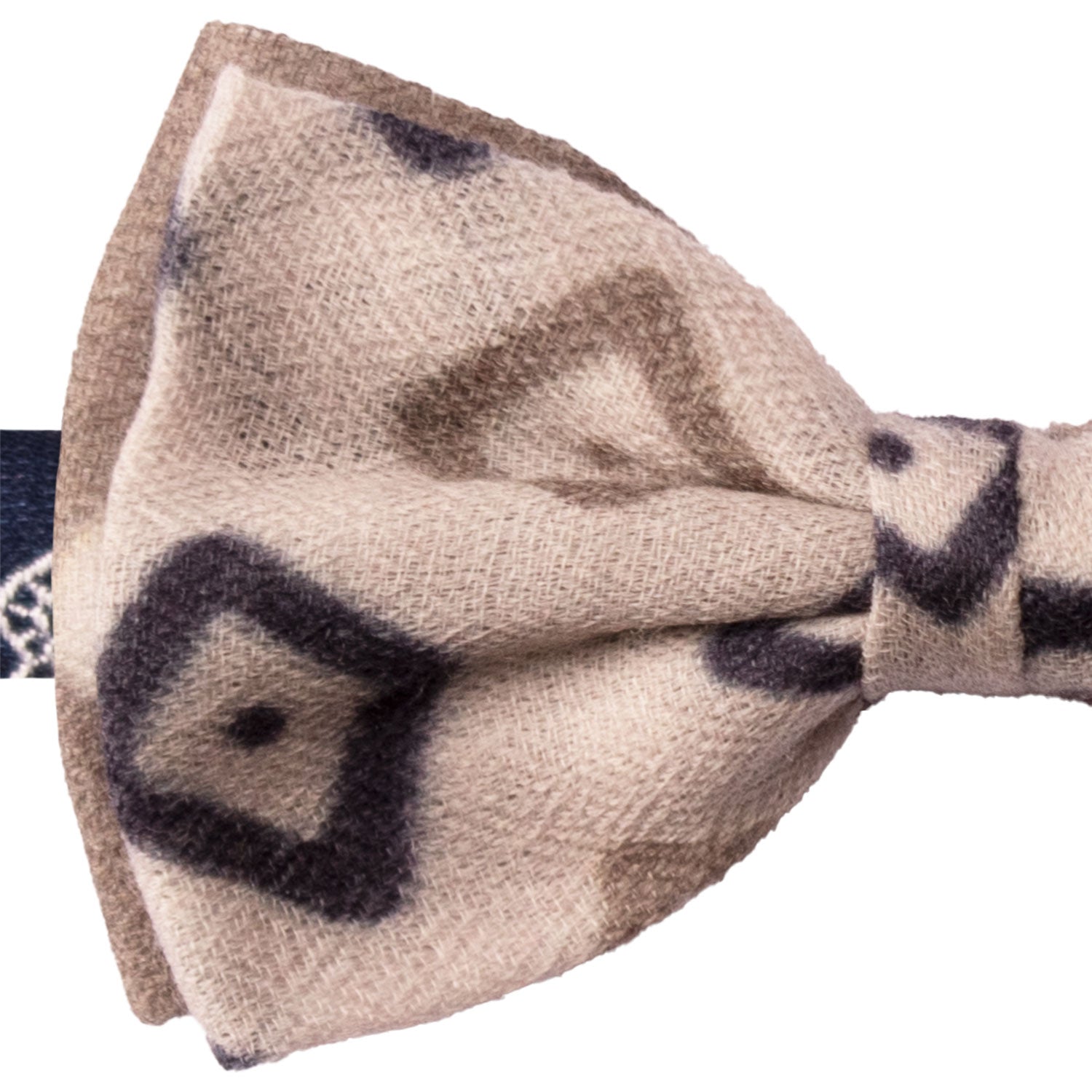 Papillon-Annodato-Vintage-di-Cashmere-Grigio-Chiaro-Fantasia-Blu-Grigio-PAP1240
Dettaglio