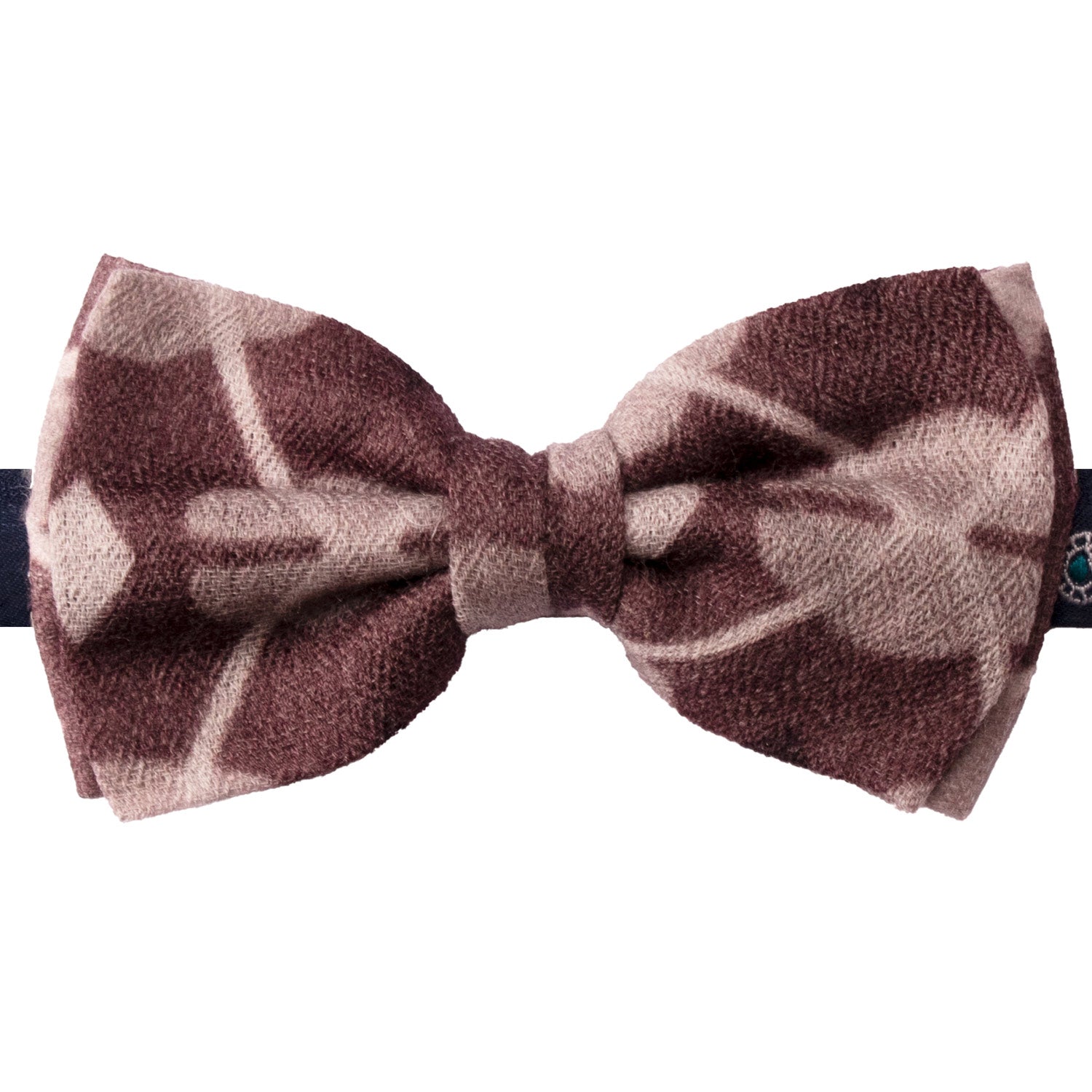 Papillon-Annodato-Vintage-di-Cashmere-Vinaccia-Chiaro-Fantasia-Grigio-PAP1274