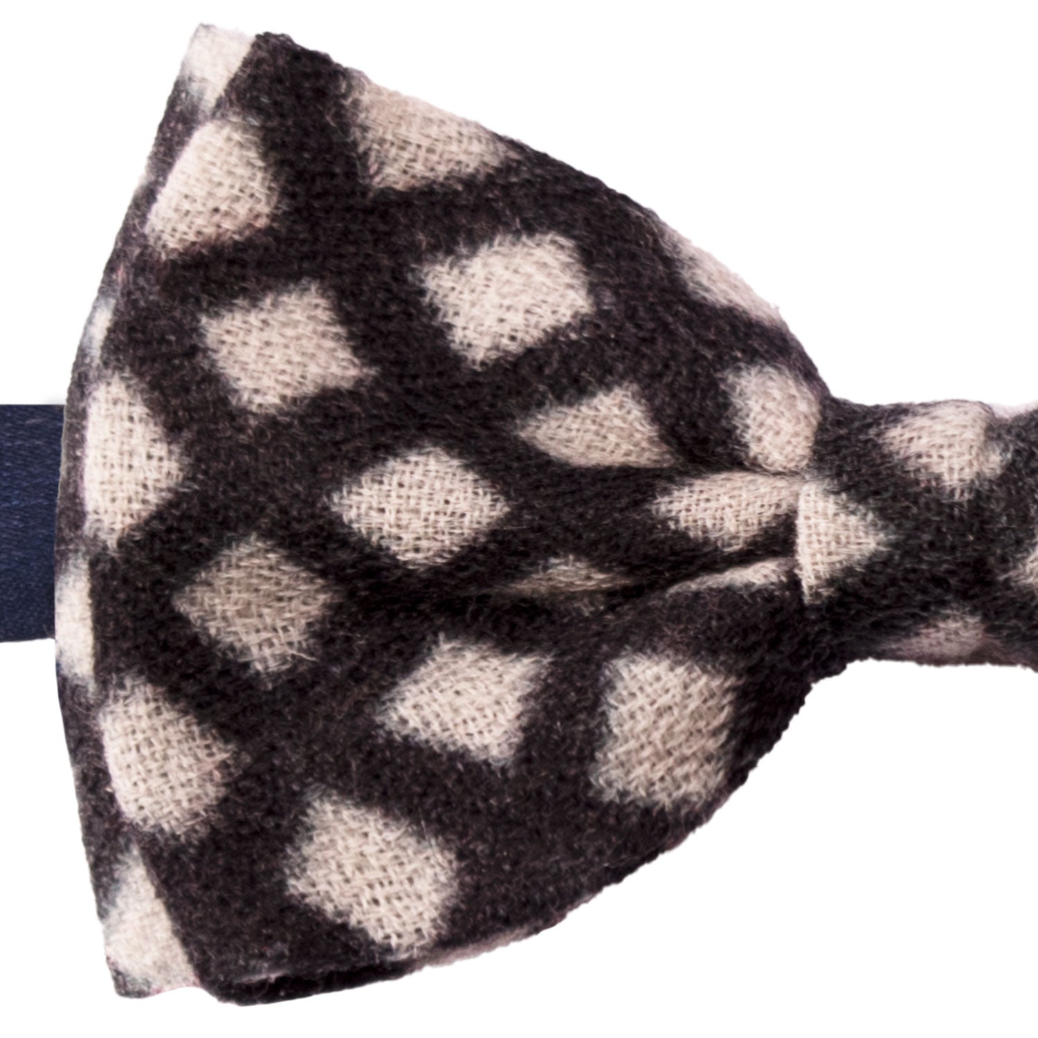 Papillon-Annodato-Vintage-di-Cashmere-a-Quadri-Grigio-Chiaro-Blu-Notte-PAP1243
Dettaglio