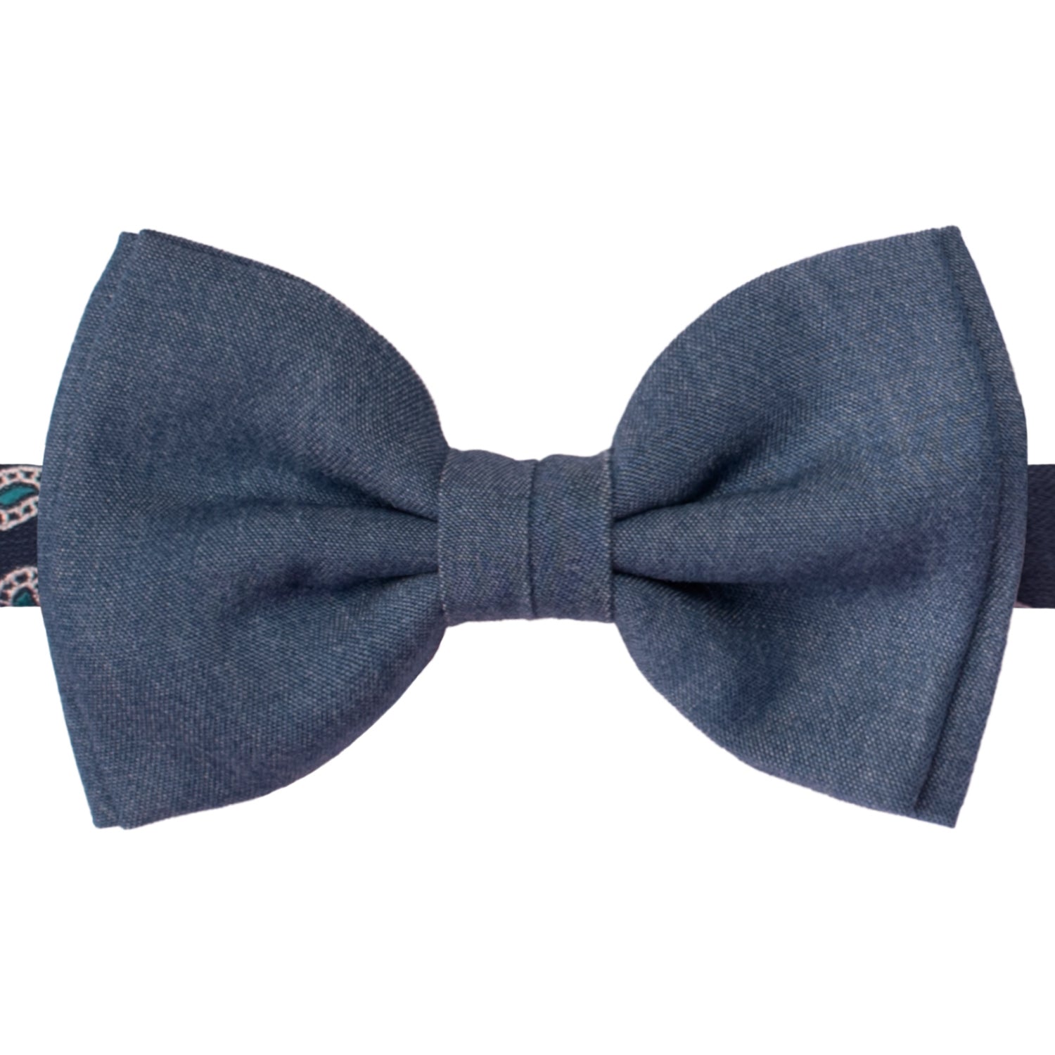 Papillon Annodato di Jeans PAP1278 Made in Italy Graffeo Cravatte