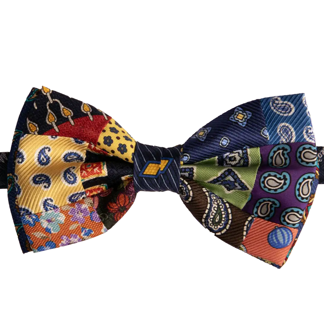 Enlision Papillon pour Uomo Arancione Regolabile e Pre-legato Set Papillon da Uomo con Fazzoletto e Gemelli per Festa di Nozze