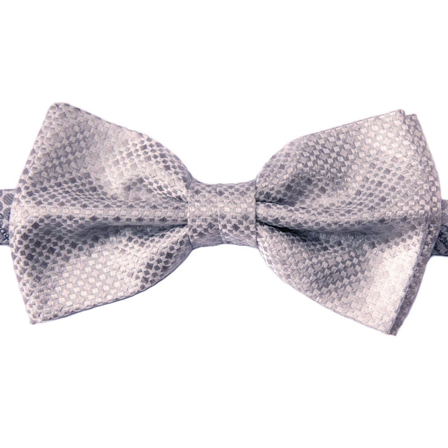 Papillon Uomo da Cerimonia di Seta Grigio Argento Fantasia Made in Italy Graffeo Cravatte