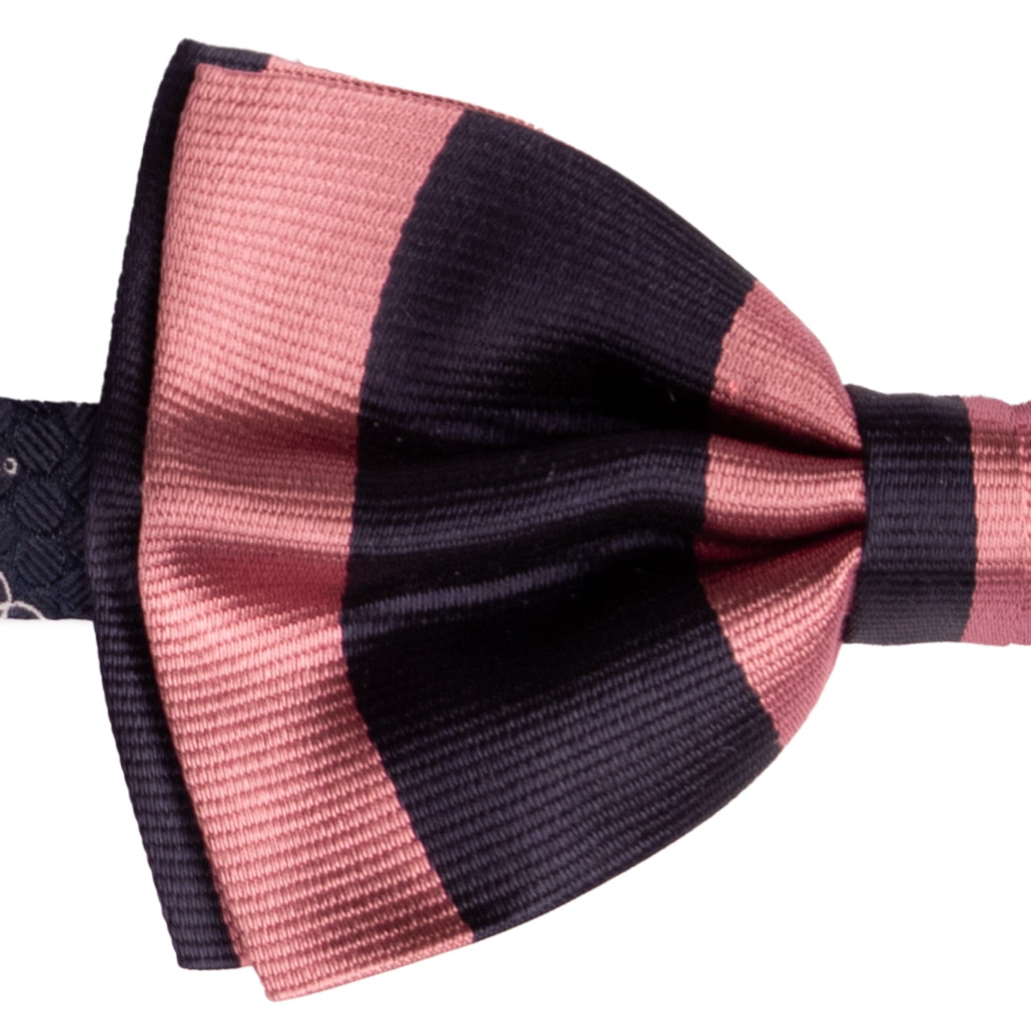 Papillon Uomo di Seta a Righe Blu Rosa Made in Italy Graffeo Cravatte