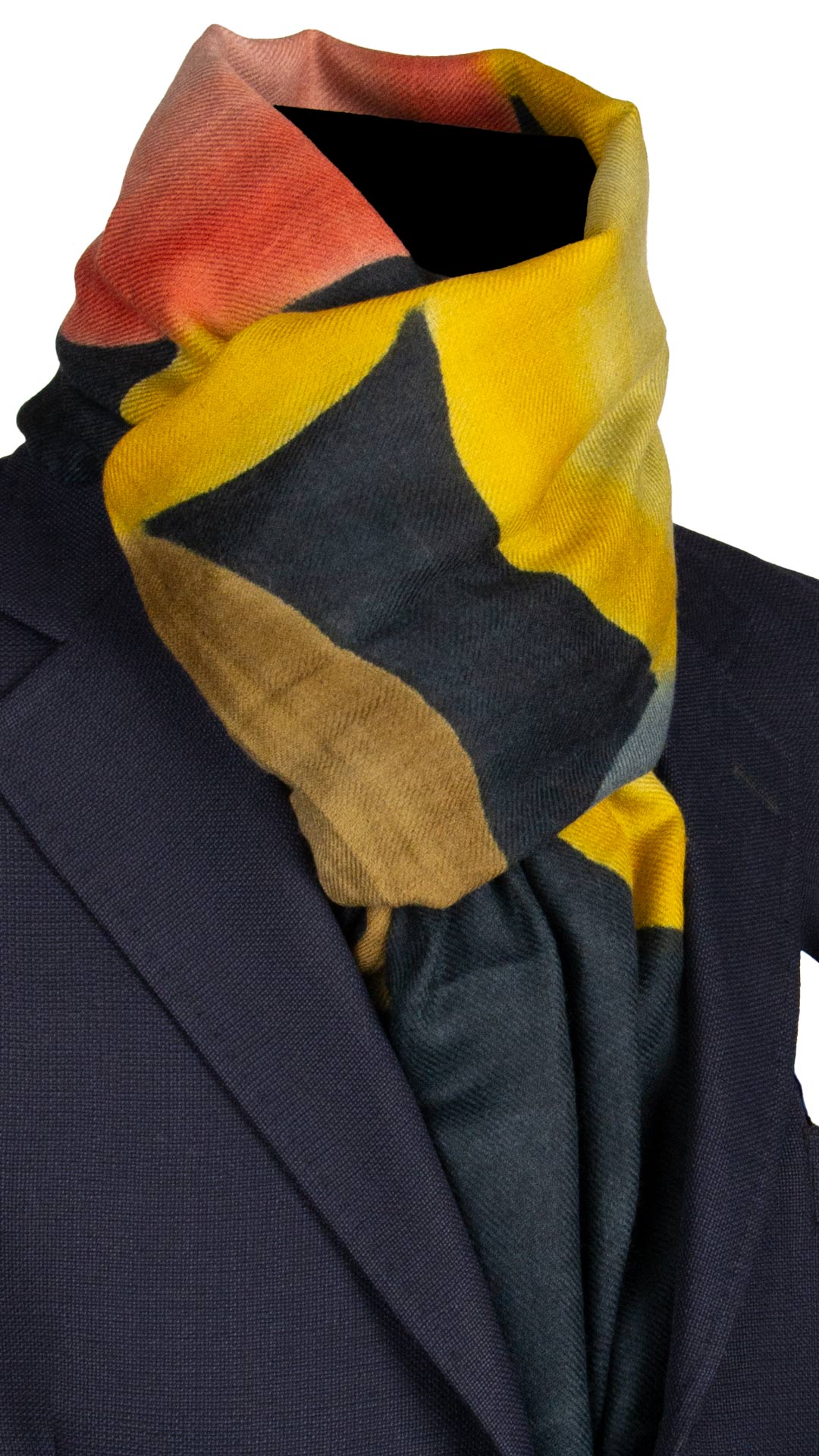 Sciarpa-Pashmina-di-Cashmere-Blu-Notte-Fantasia-Multicolor- SC24