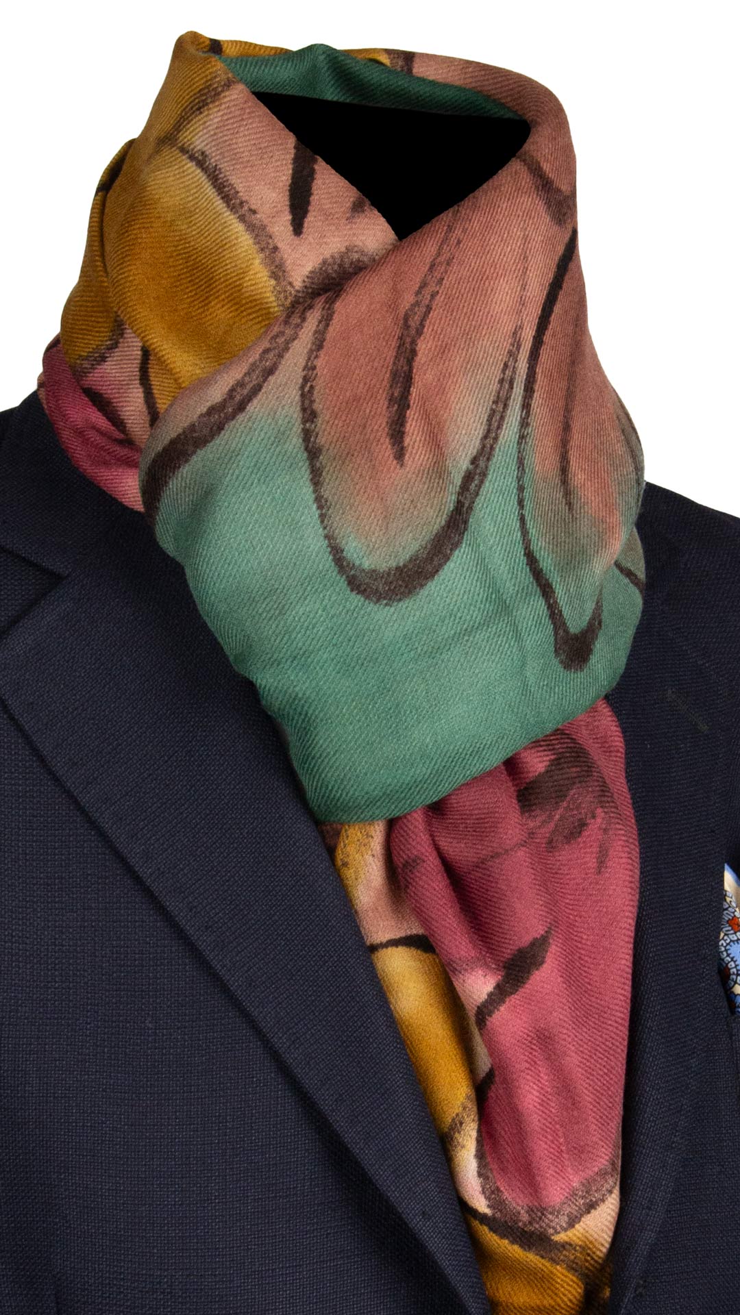 Sciarpa-Pashmina-di-Cashmere-Fantasia-Multicolor- SC23