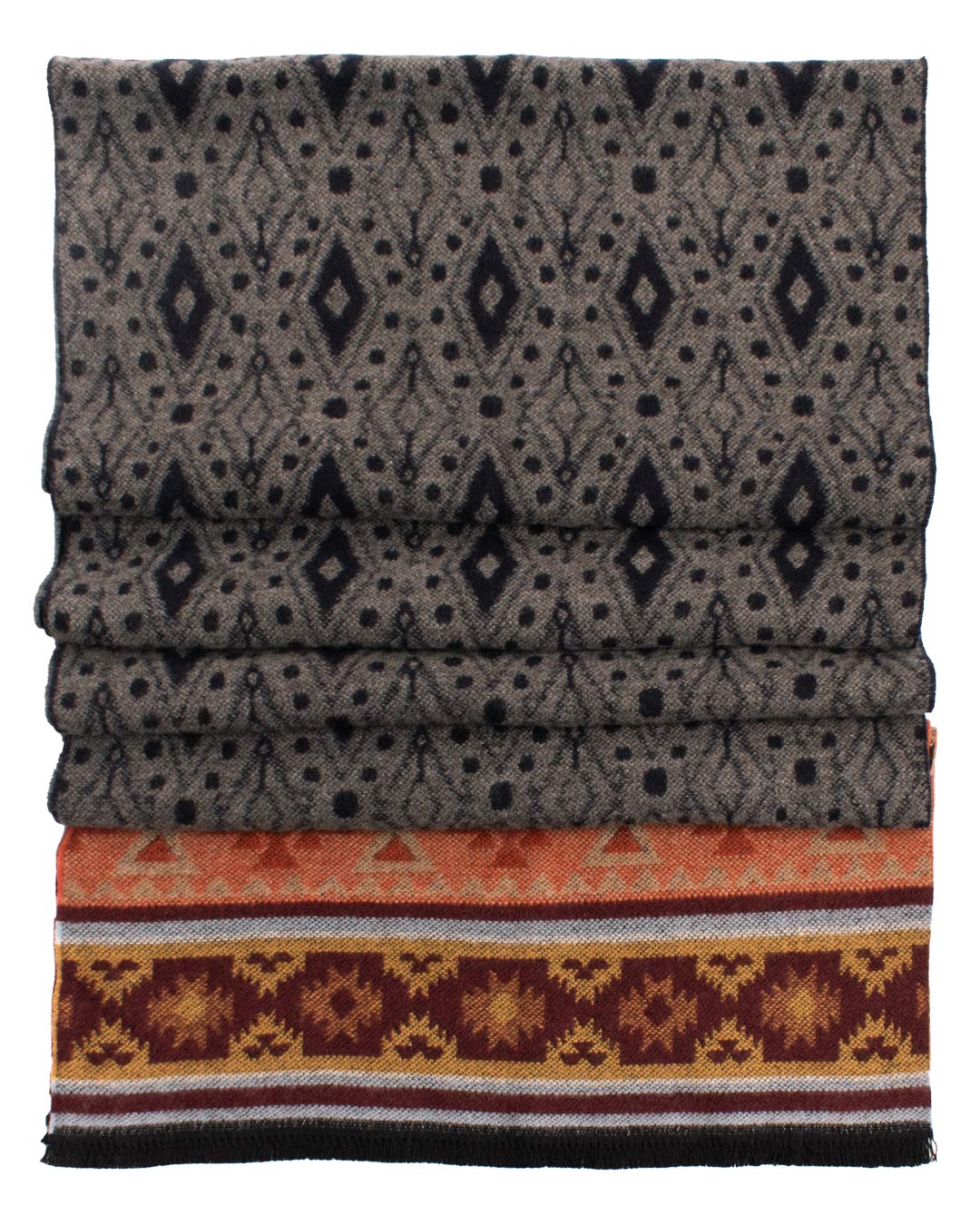 Sciarpa Pashmina in Lana Cashmere Fantasia Multicolor SC87 Made in Italy Graffeo Cravatte Tessuto