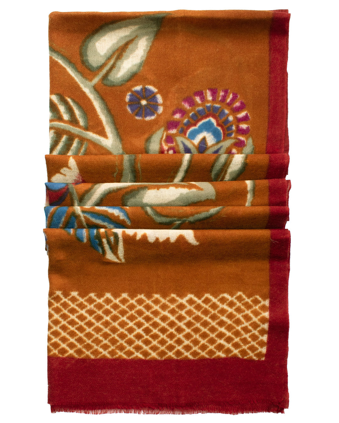 Sciarpa-Pashmina-in-Lana-Cashmere-Marrone-Chiaro-Fantasia-Multicolor- SC27
Dettaglio