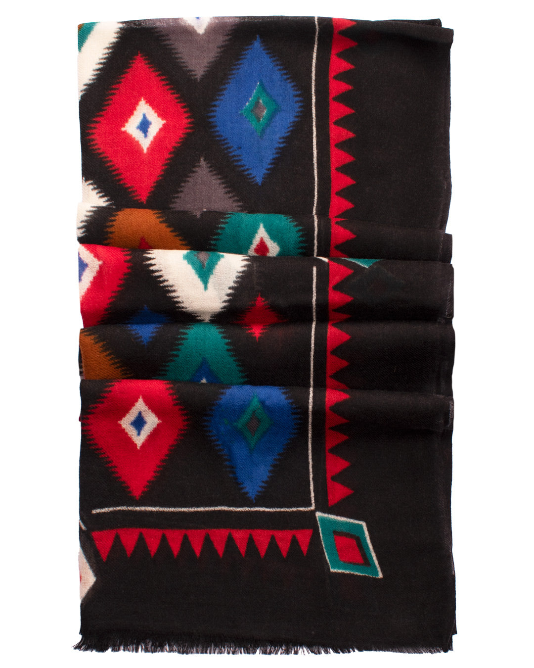 Sciarpa-Pashmina-in-Lana-Cashmere-Nera-Fantasia-Multicolor- SC32
Dettaglio