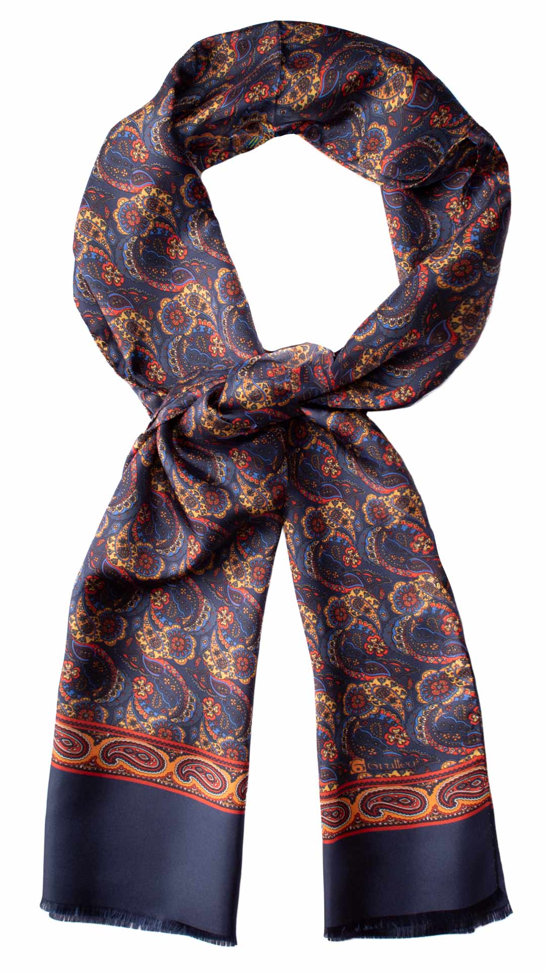 Sciarpa-ad-una-Foglia-di-Seta-Blu-Paisley-Multicolor-SF33
Anello