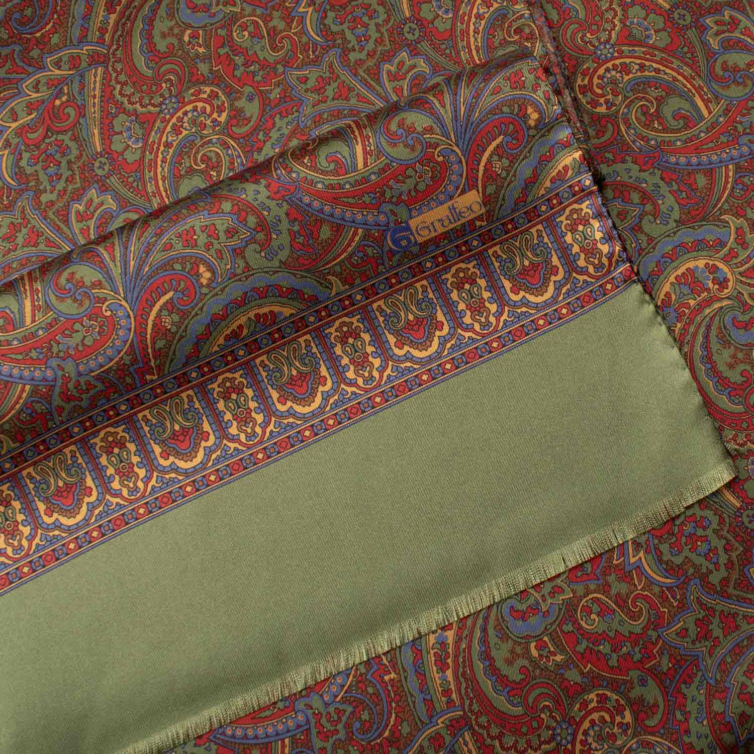 Sciarpa-ad-una-Foglia-di-Seta-Verde-Fantasia-Multicolor-SF51
Dettaglio