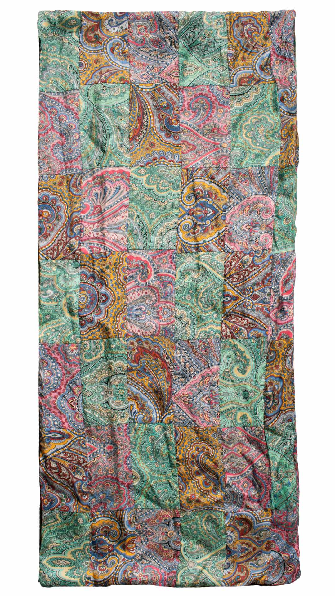 Sciarpa-di-Seta-Vintage-Patchwork-Pailsey-Multicolor-S633
Intera