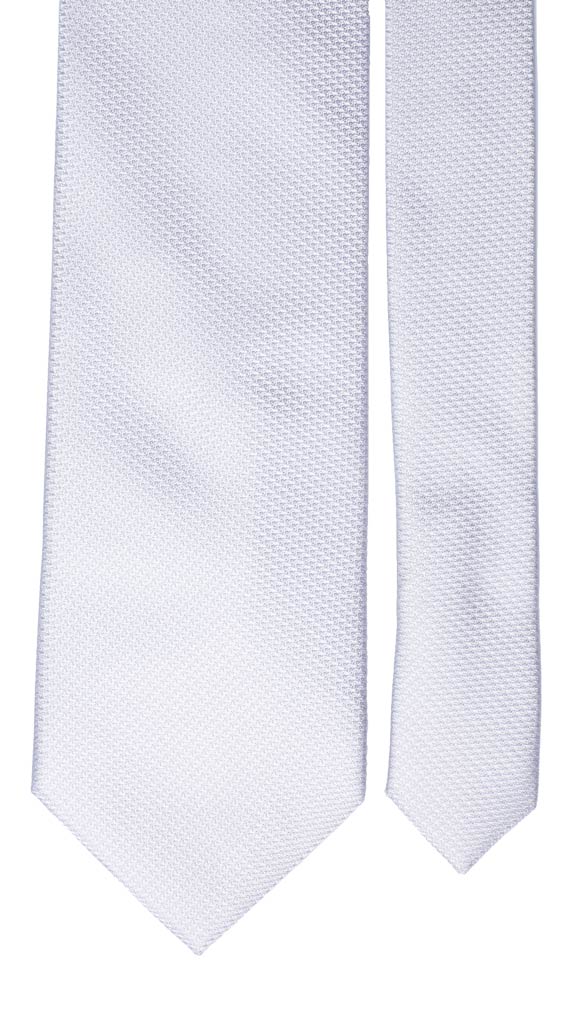 Cravatta da Cerimonia di Seta color Ghiaccio Fantasia Tono su Tono Made in Italy graffeo Cravatte Pala